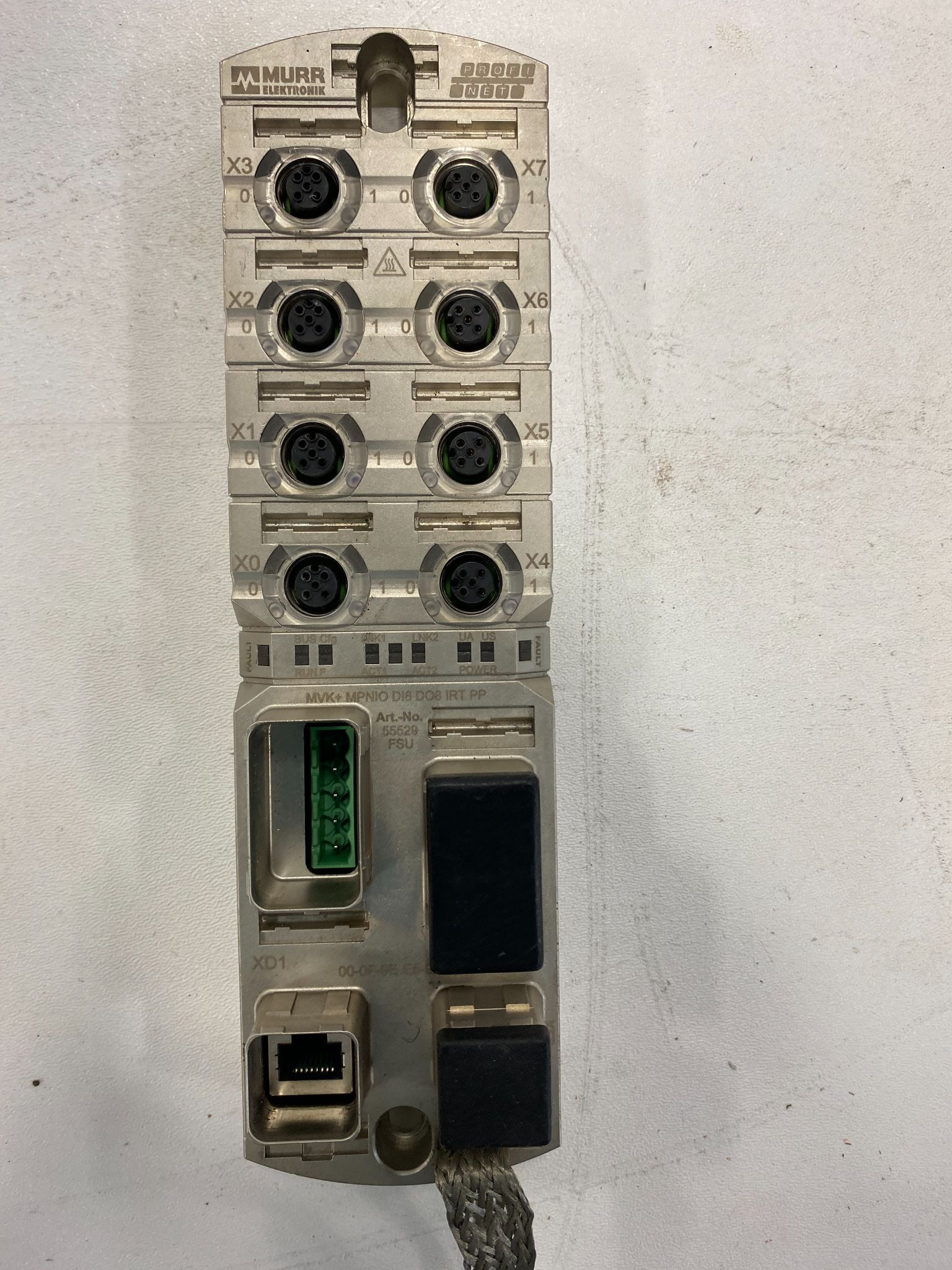 MURR ELEKTRONIK MVK+MPNIO PROFINET I/O Module USED 0