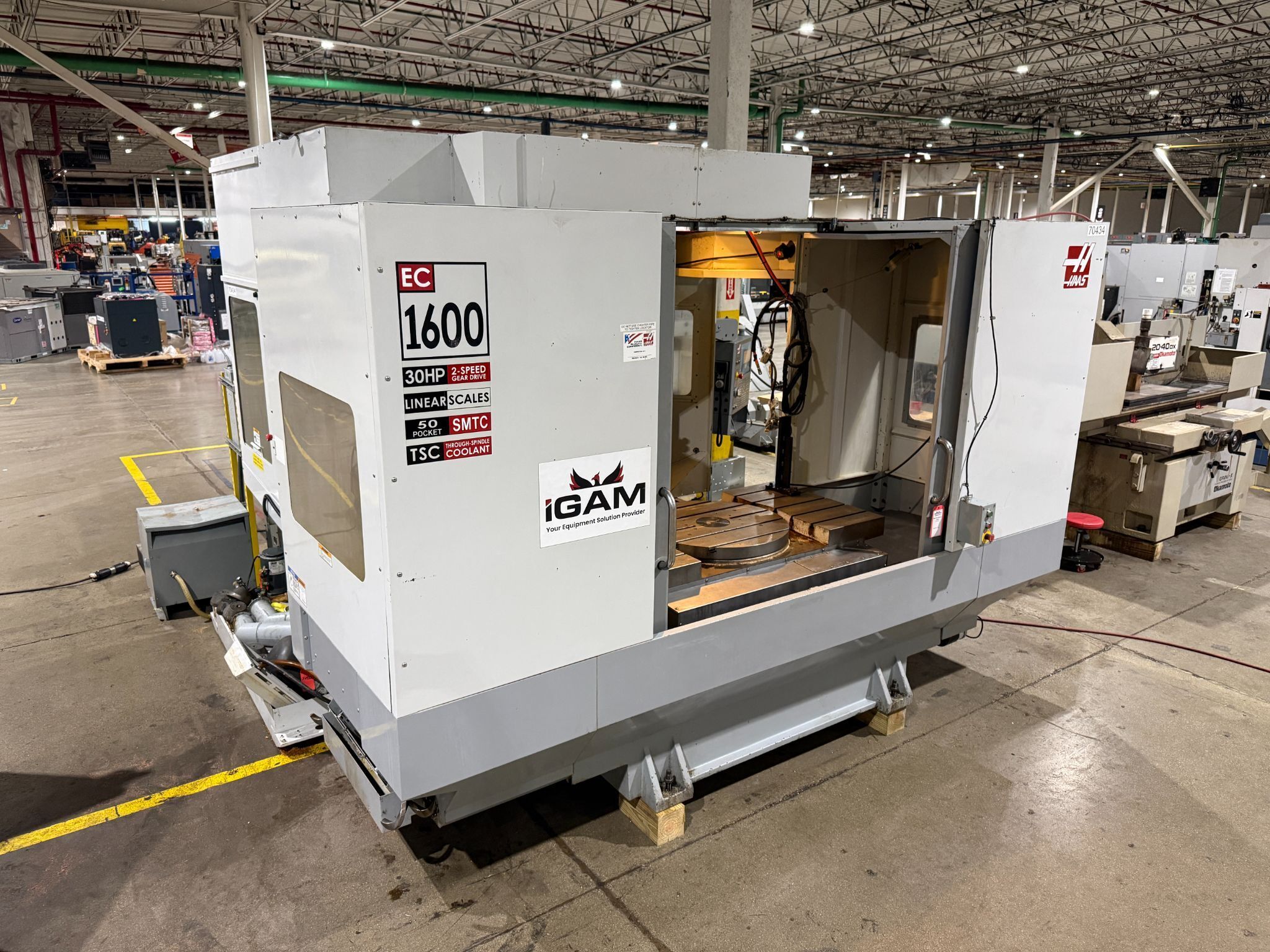 2006 HAAS EC-1600-4X HORIZONTAL MACHINING CENTER USED 1
