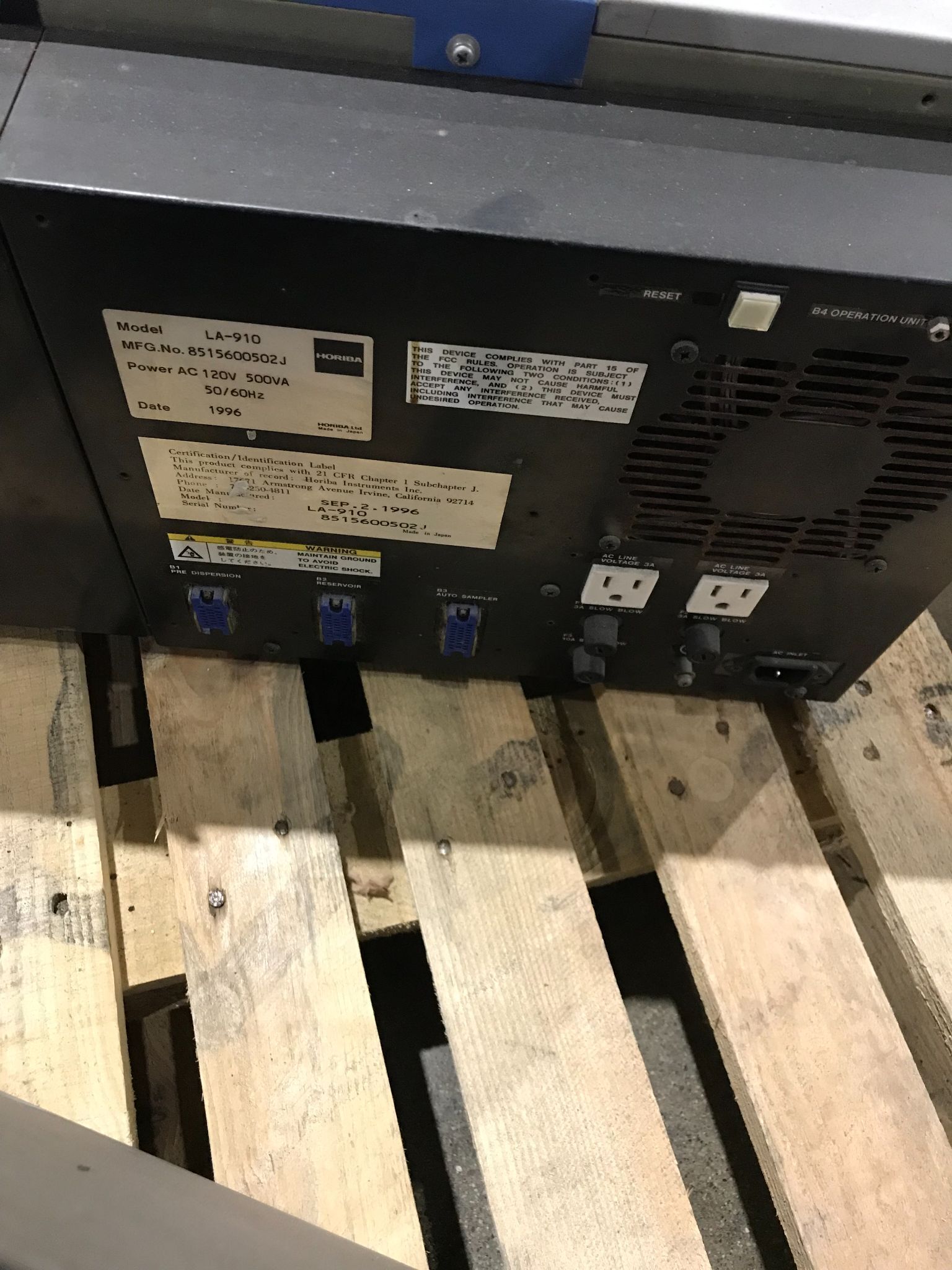 HORIBA LA-910 Laser Particle Size Analyzer USED - AS-IS 2