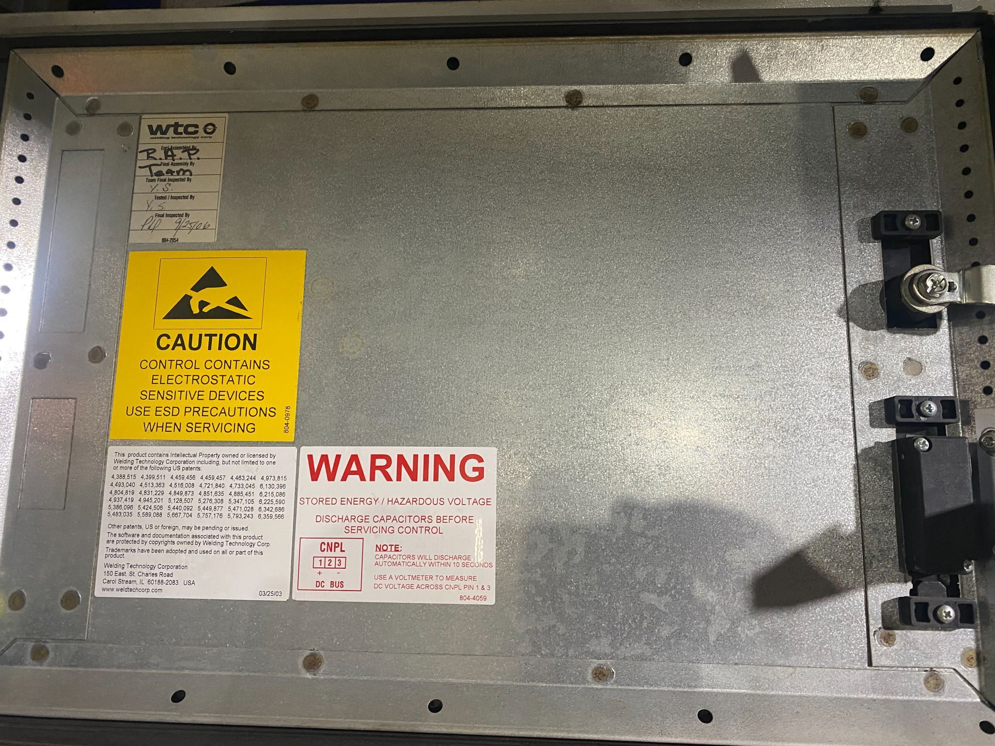WTC - 5002 Weld Controller USED 2