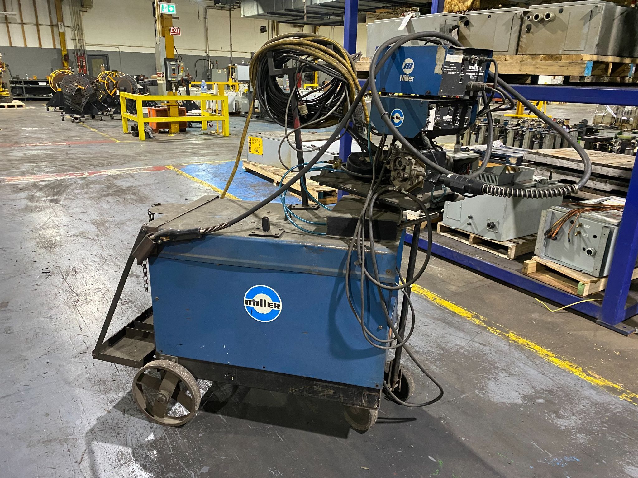 MILLER - DELTAWELD 650 Welder Equipped w/ S-52A + WC-1 PARTS ONLY 2