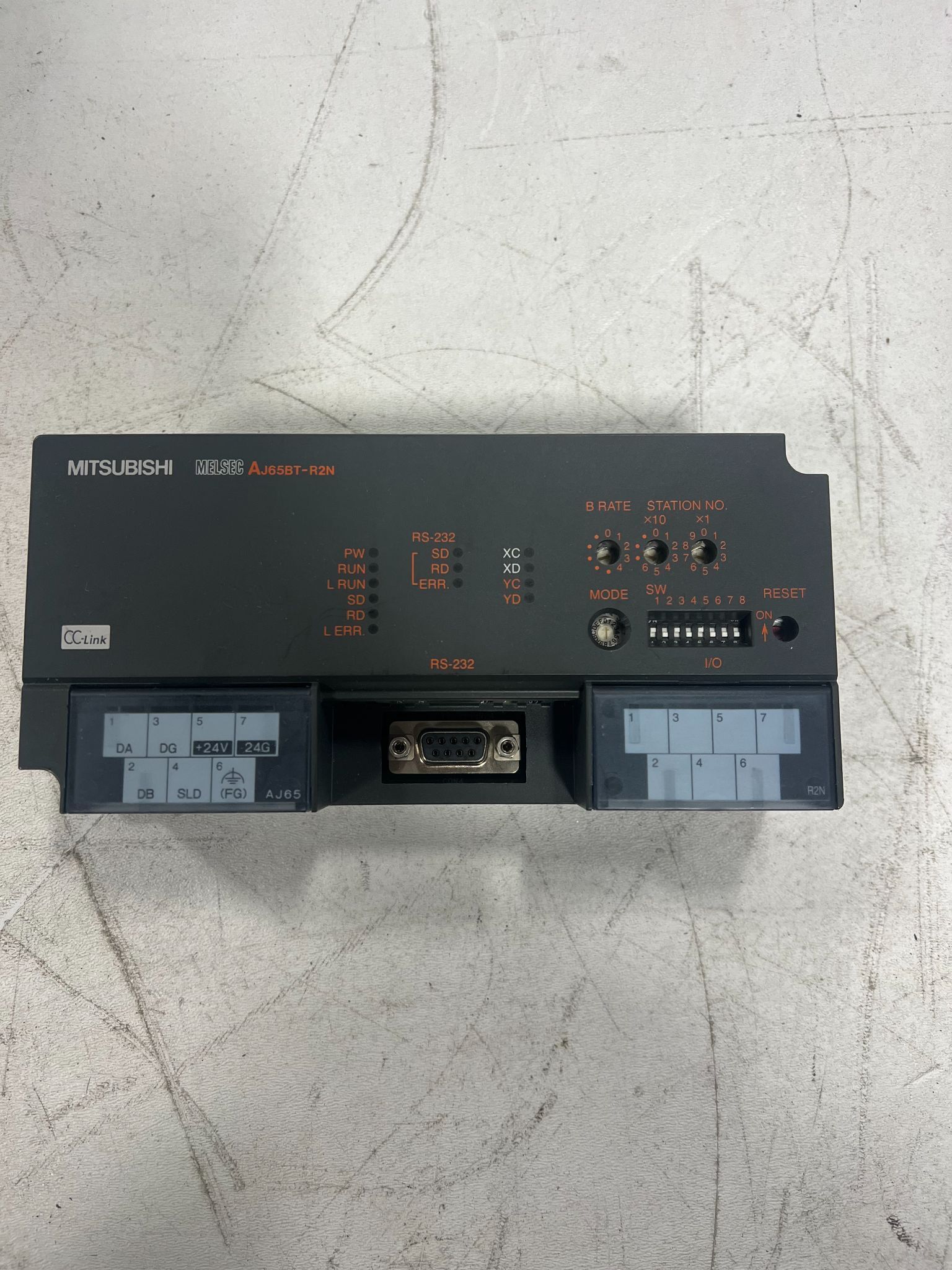 MITSUBISHI AJ65BT-R2N CC-Link Remote I/O Module USED 0