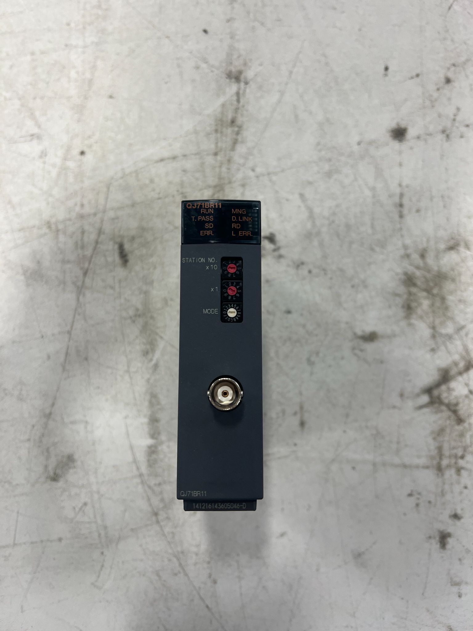 MITSUBISHI QJ71BR11 MELSECNET/B Remote I/O Module USED 0