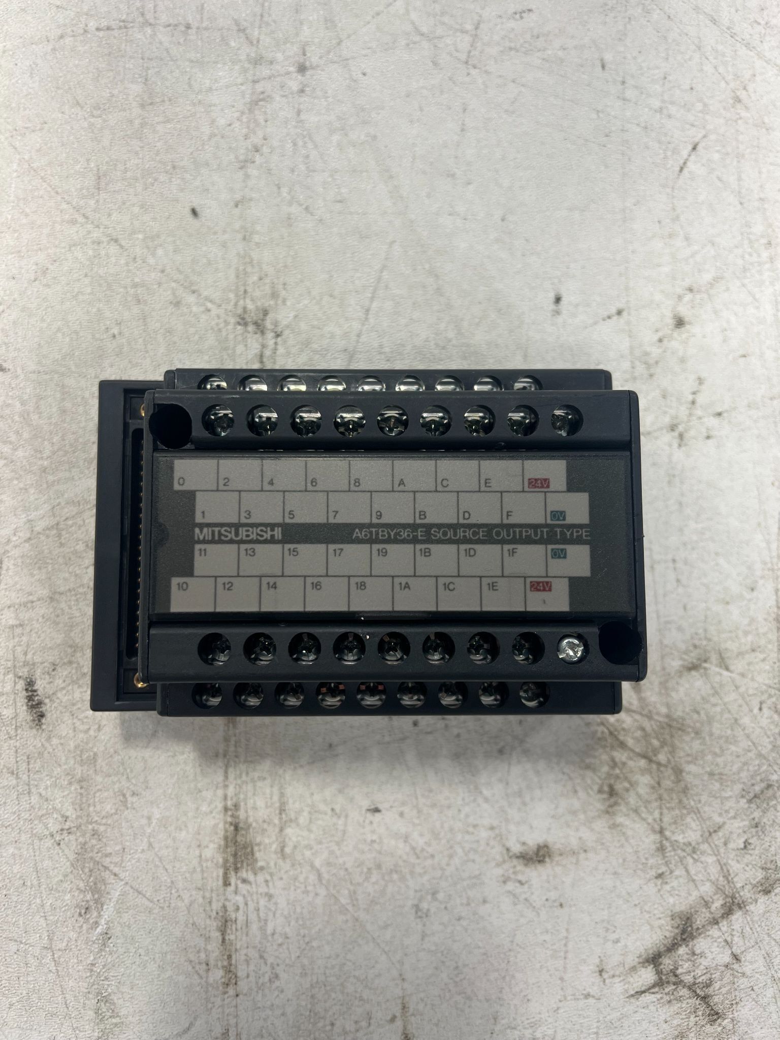 MITSUBISHI A6TBY36-E Terminal Block Module USED 0