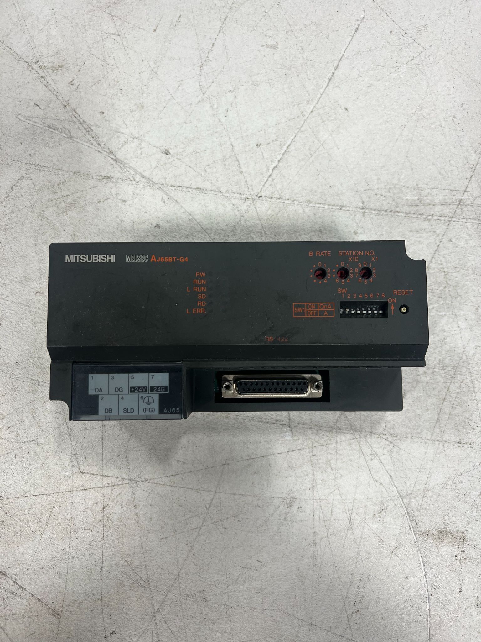 MITSUBISHI AJ65BT-G4 CC-Link Remote I/O Module USED 0