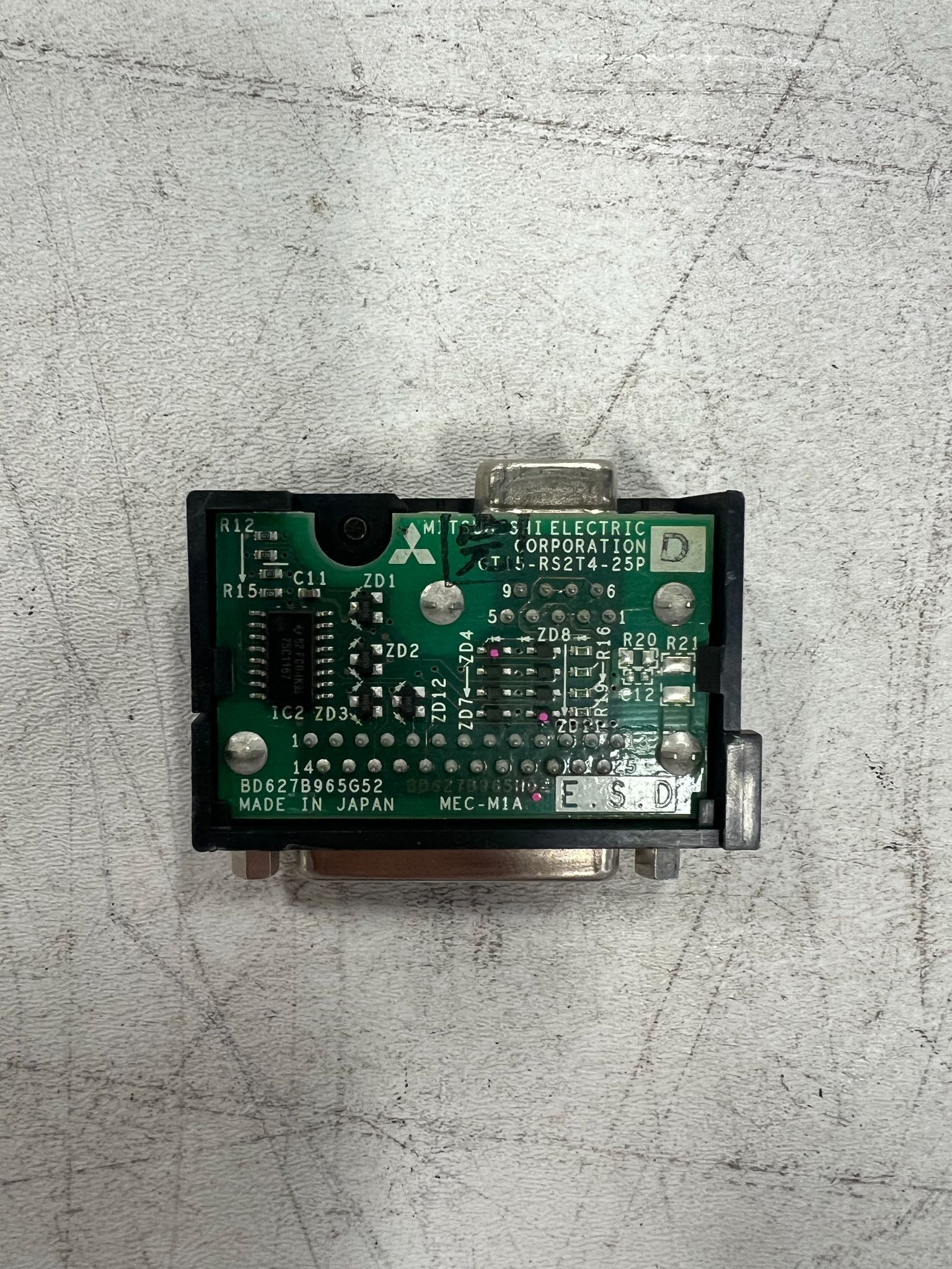 MITSUBISHI GT15-RS2T4-25P GOT Serial Communication Module USED 0