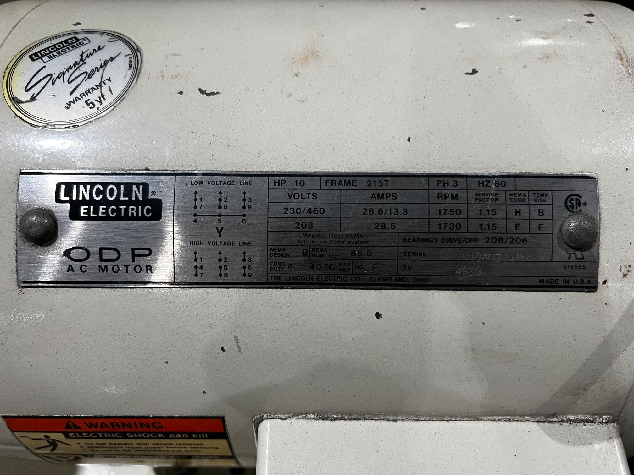 Nelmor G1215P1 10 HP Plastic Granulator USED 5