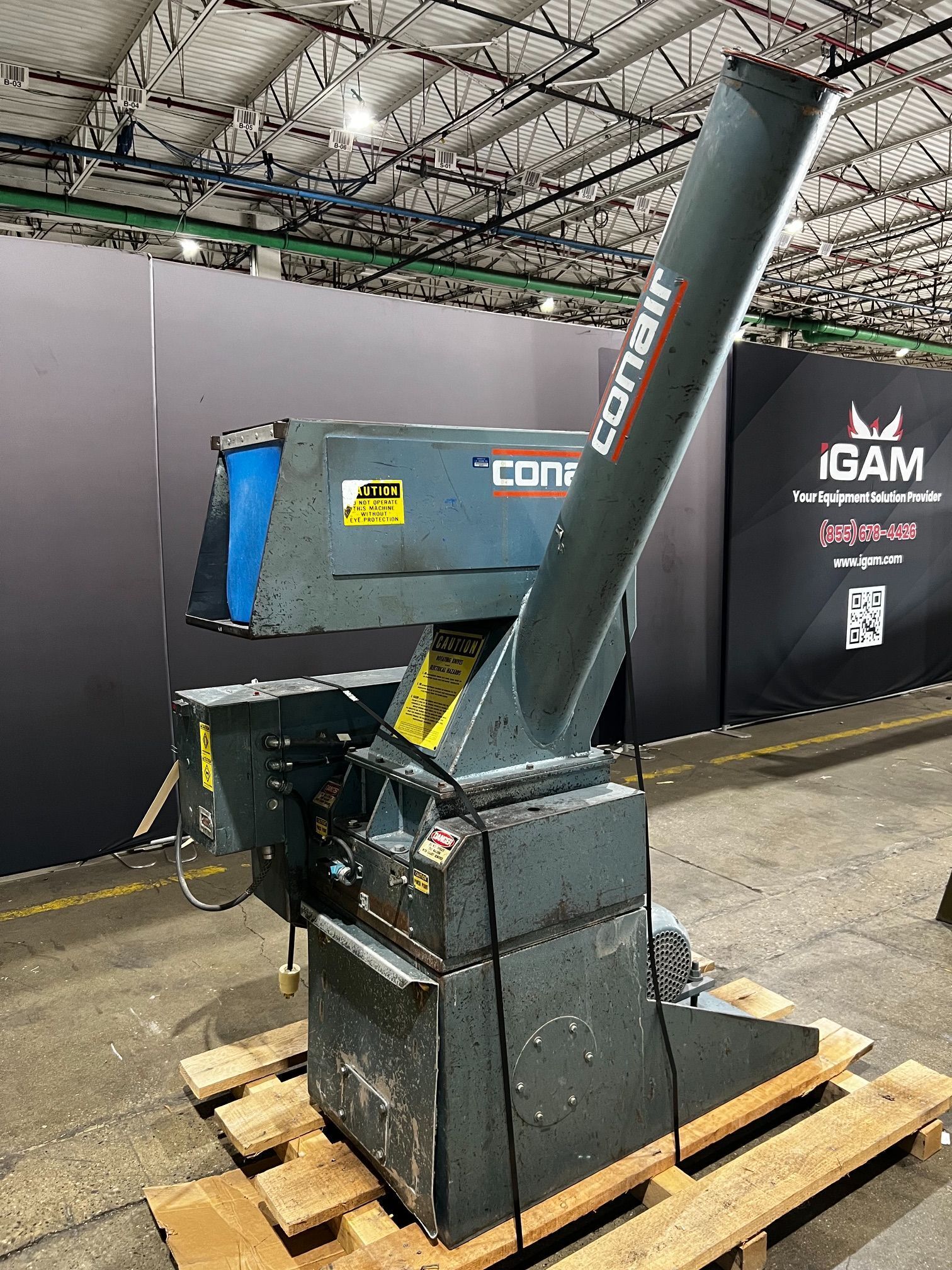 Conair 1412-1-02AS 10 HP Central Granulator USED 0