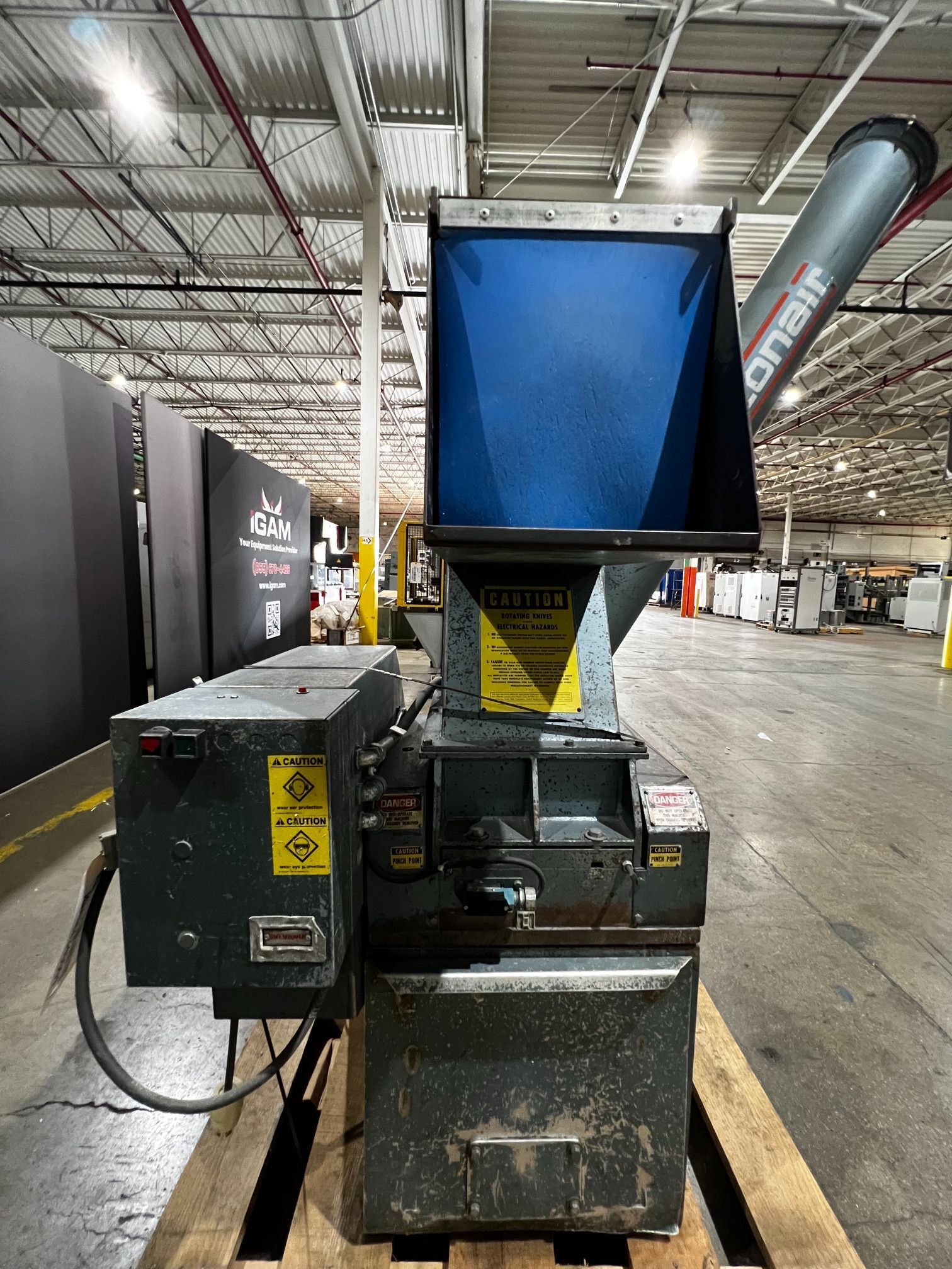 Conair 1412-1-02AS 10 HP Central Granulator USED 5