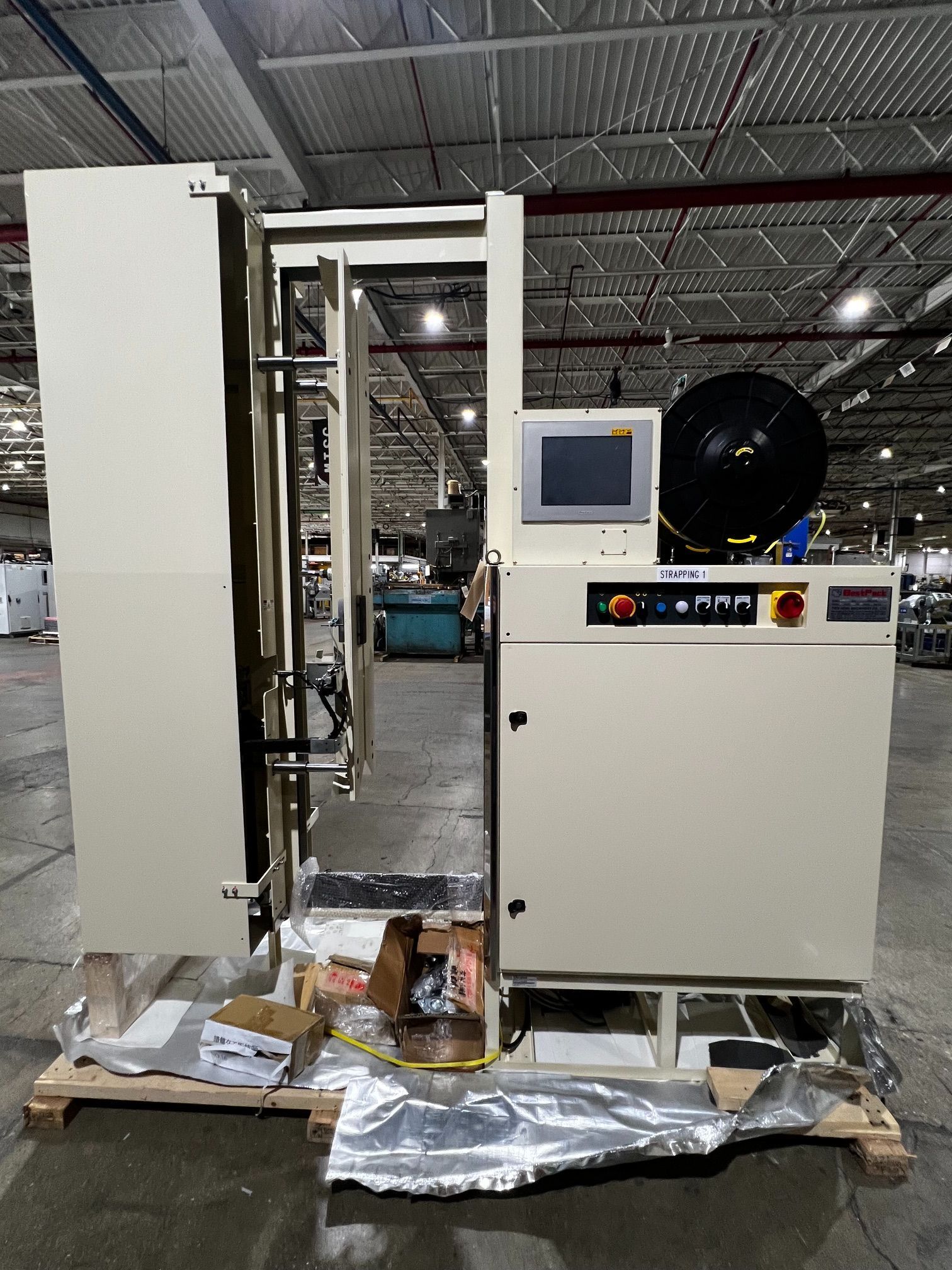BestPack A-33YP Automatic Vertical Pallet Strapping Machine NEW 1