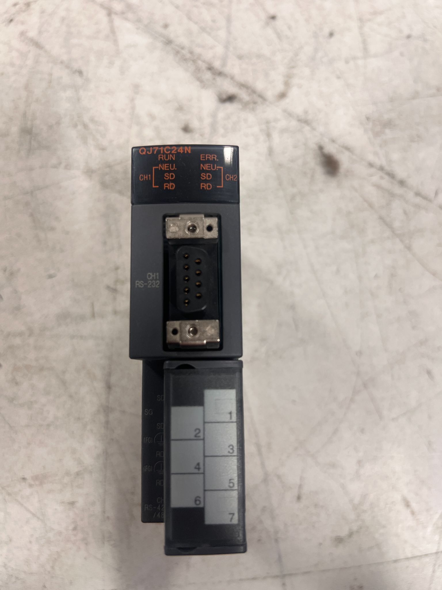 MITSUBISHI QJ71C24N MELSEC-Q Serial Communication Module USED 0