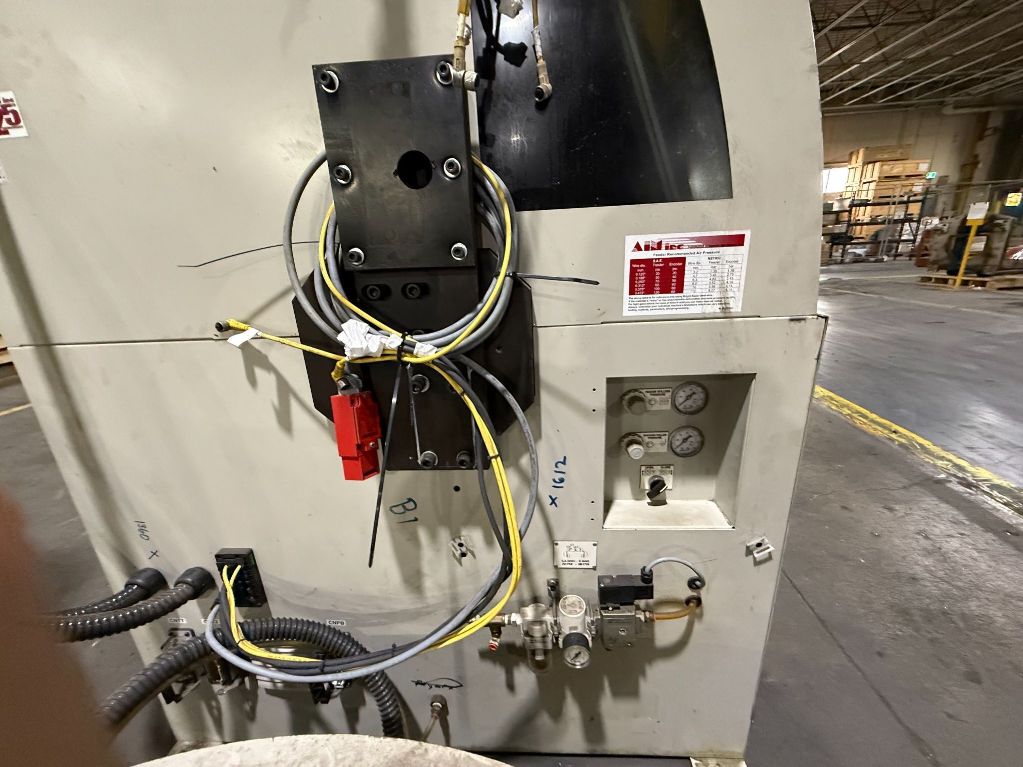 AIM AFC6D 0.08" - 0.25" CNC Wire Bender w/ P-270-5 Payoff Unit AS-IS 10