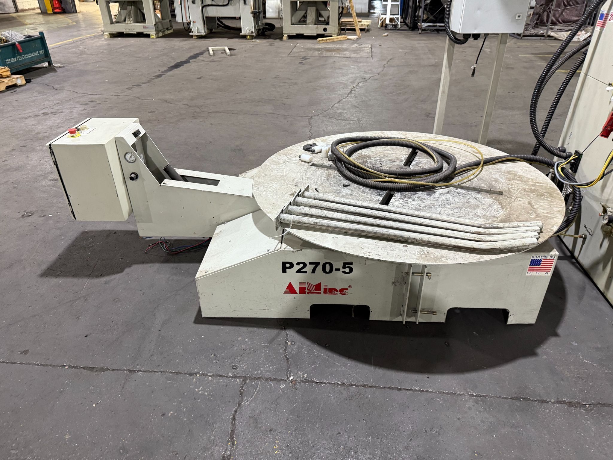 AIM AFC6D 0.08" - 0.25" CNC Wire Bender w/ P-270-5 Payoff Unit AS-IS 11