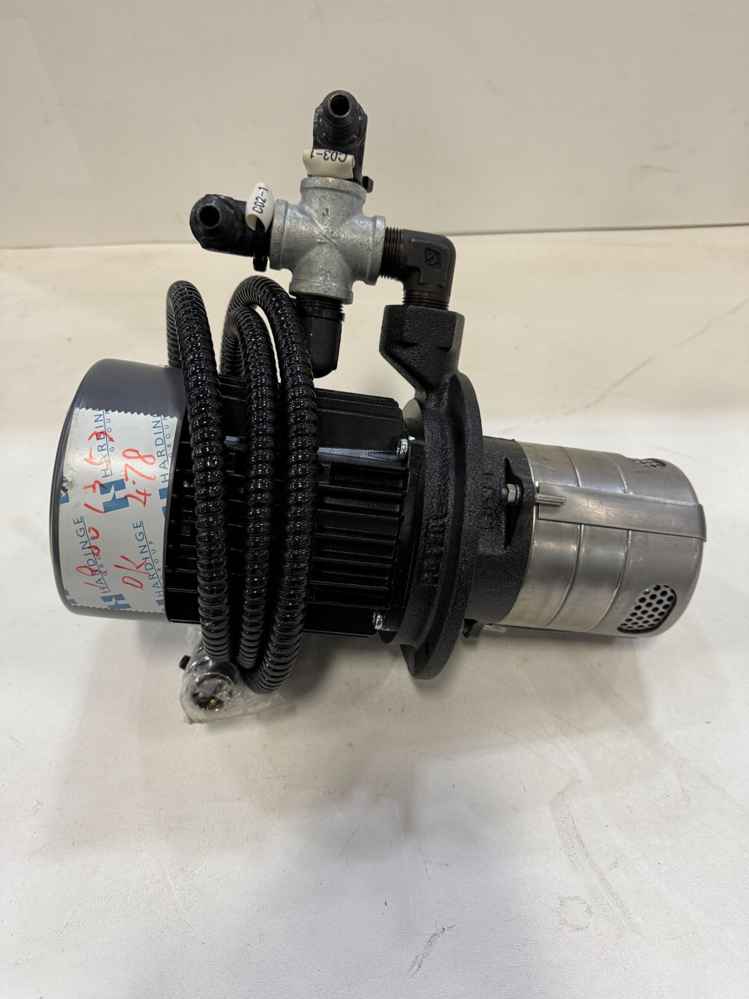 GRUNDFOS MTH4‑20/2A‑W‑A‑CVBV Multistage Centrifugal Pump with Lubricator NEW 0