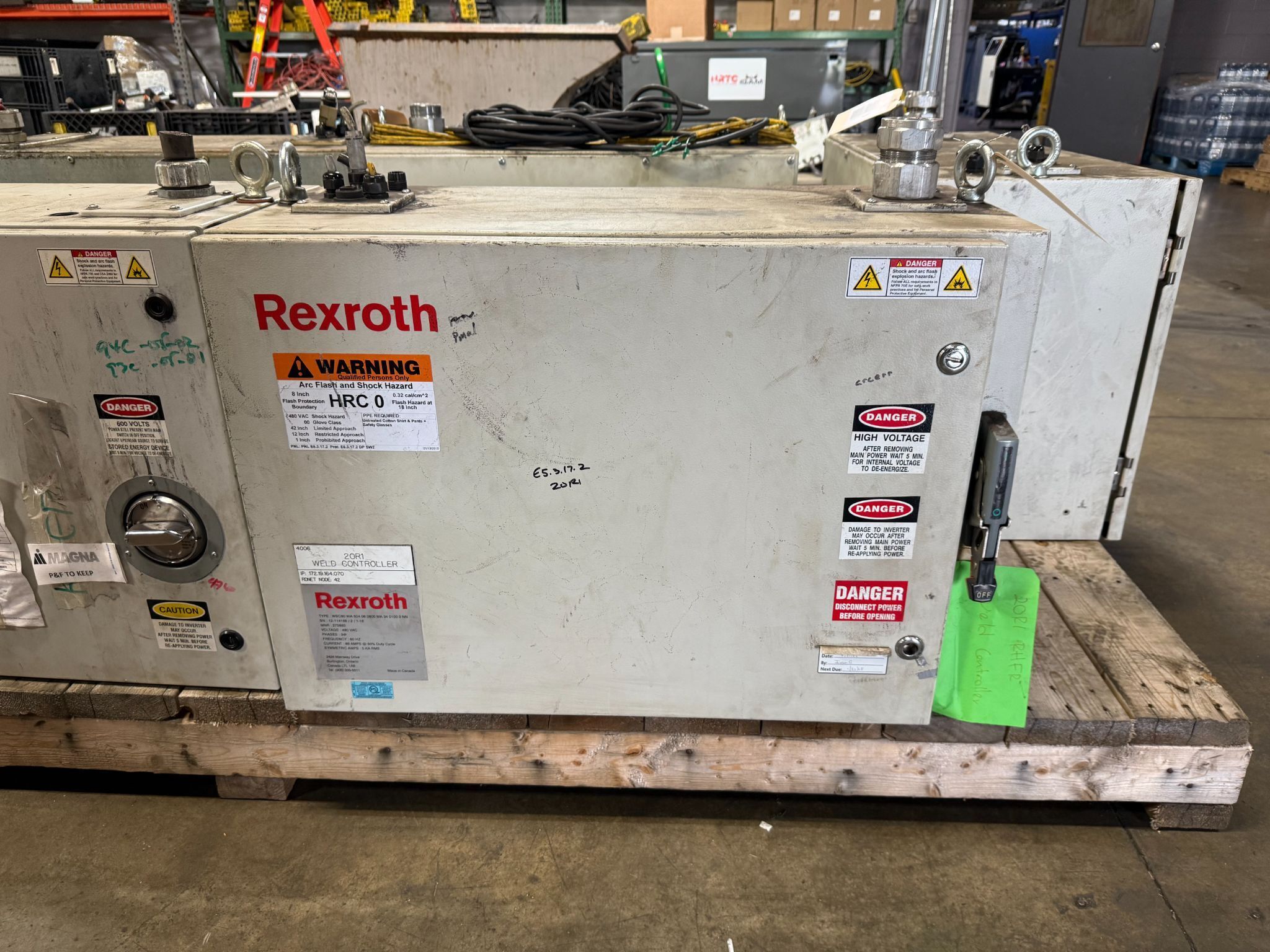 BOSCH REXROTH WSC60 WA 504 08 0800 MA 34 0100 3 NN Weld Controller USED 0