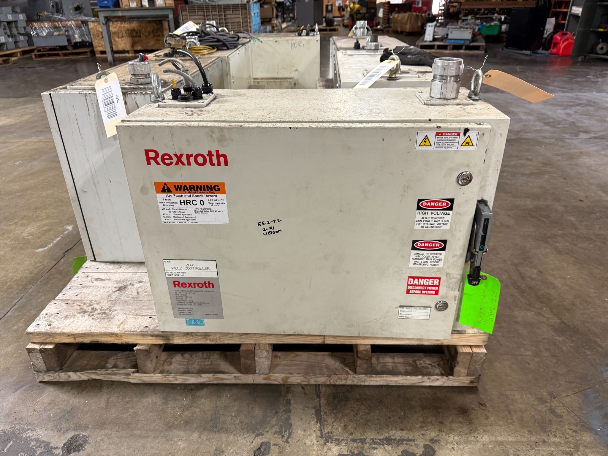 BOSCH REXROTH WSC60 WA 504 08 0800 MA 34 0100 3 NN Weld Controller USED 5