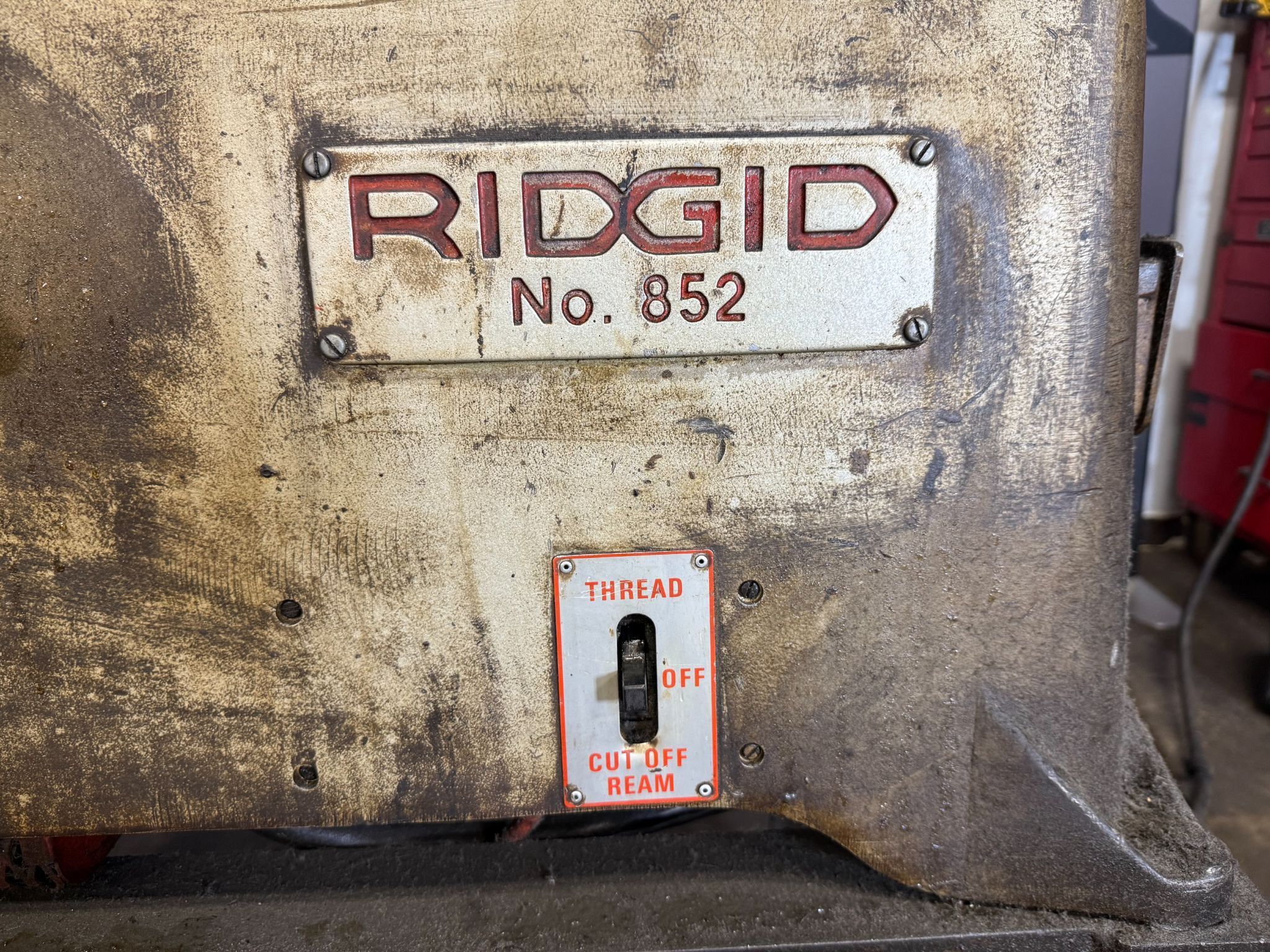 RIGID 852 1/8" - 4" Pipe Threader 115V, 1 PH USED - Tested 1