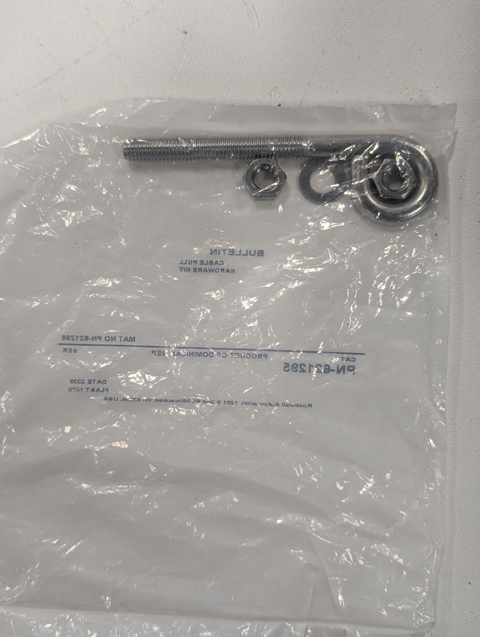 ALLEN BRADLEY PN-621295 Cable Pull Hardware Kit (LOT OF 16) NEW 1