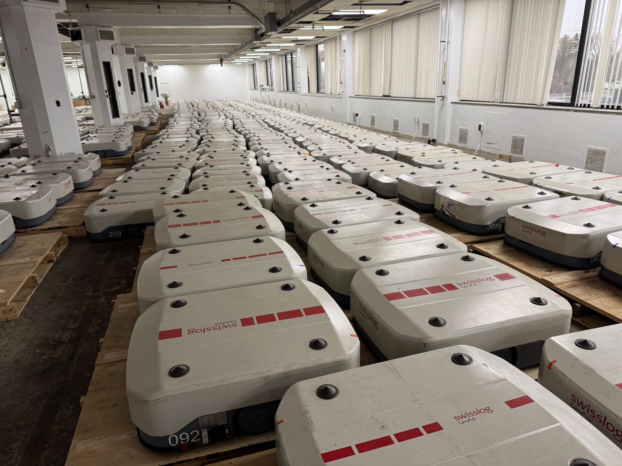 KUKA AGVs - SOLD IN LOTS OF 10 - MODEL KMP600 BATTERIES AND CHARGER INCLUDED 17