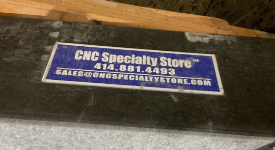 PRECISION GRANITE 45" x 28" x 6" Granite Surface Plate Inspection Bench USED 2