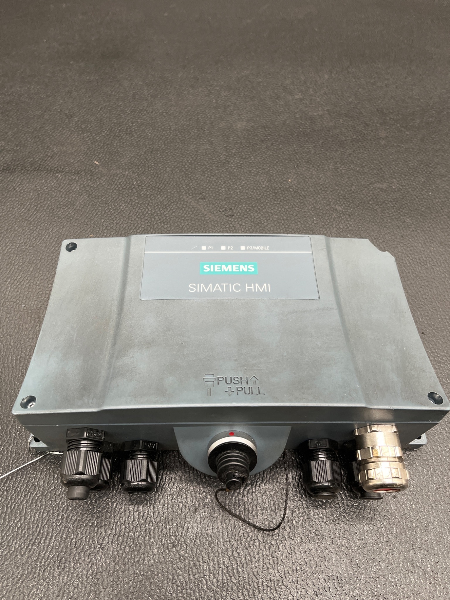 Siemens 6AV2 125-2AE23-0AX0 SIMATIC HMI Connection Box Advanced USED 0