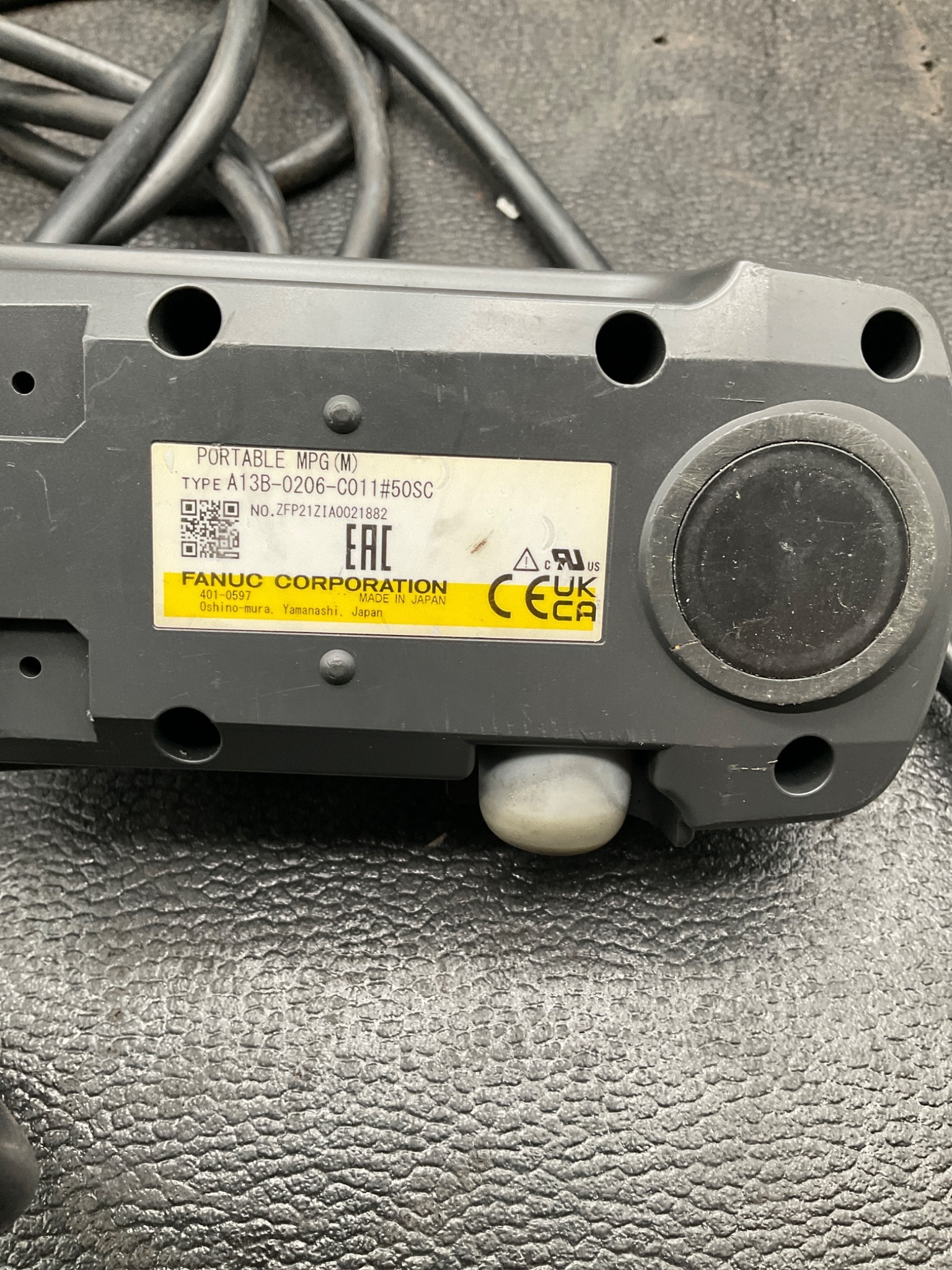 FANUC A13B-0206-C011#50SC Portable MPG Handwheel USED 2