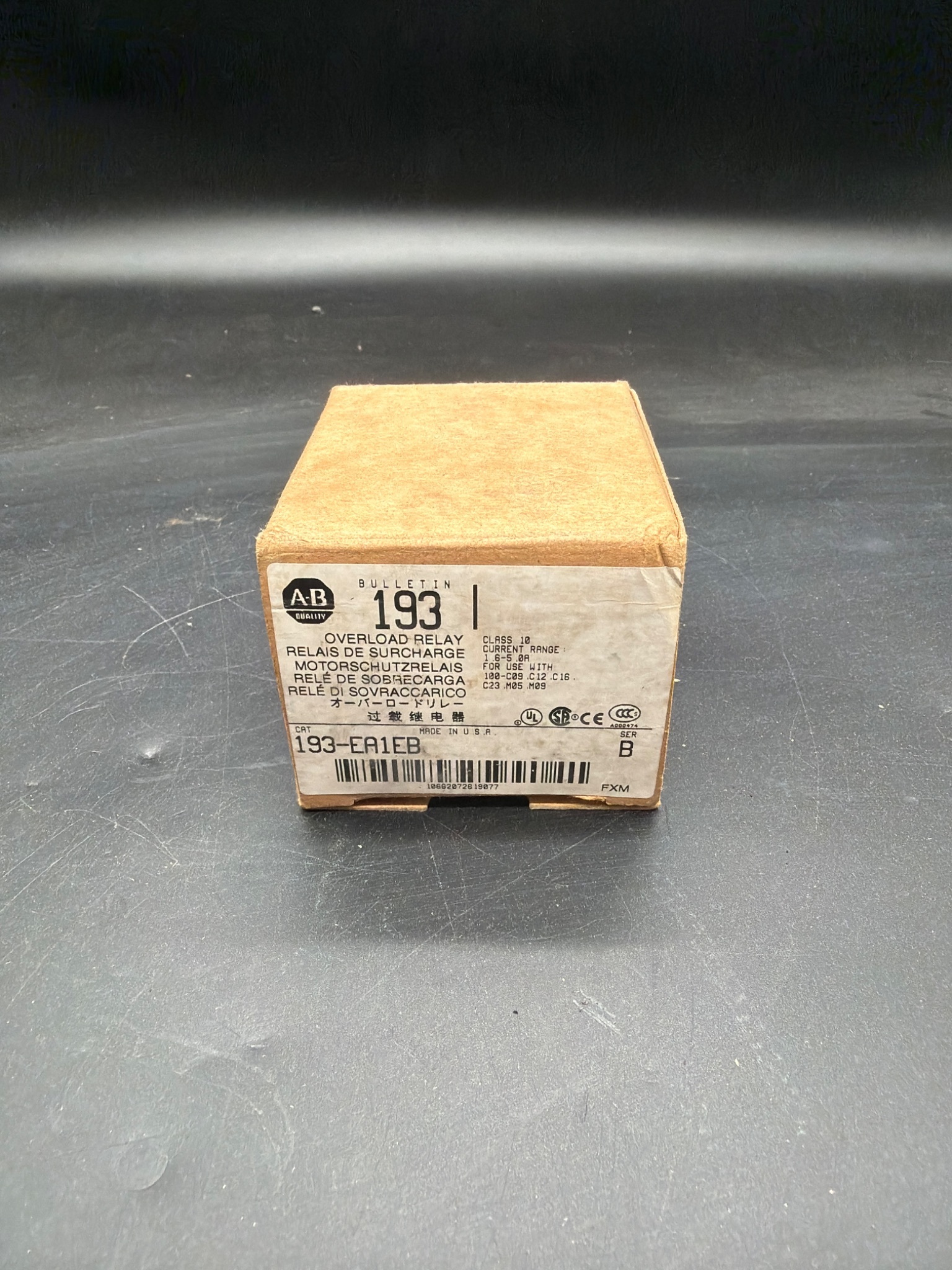 ALLEN BRADLEY 193‑EA1EB Thermal Overload Relay NEW 0