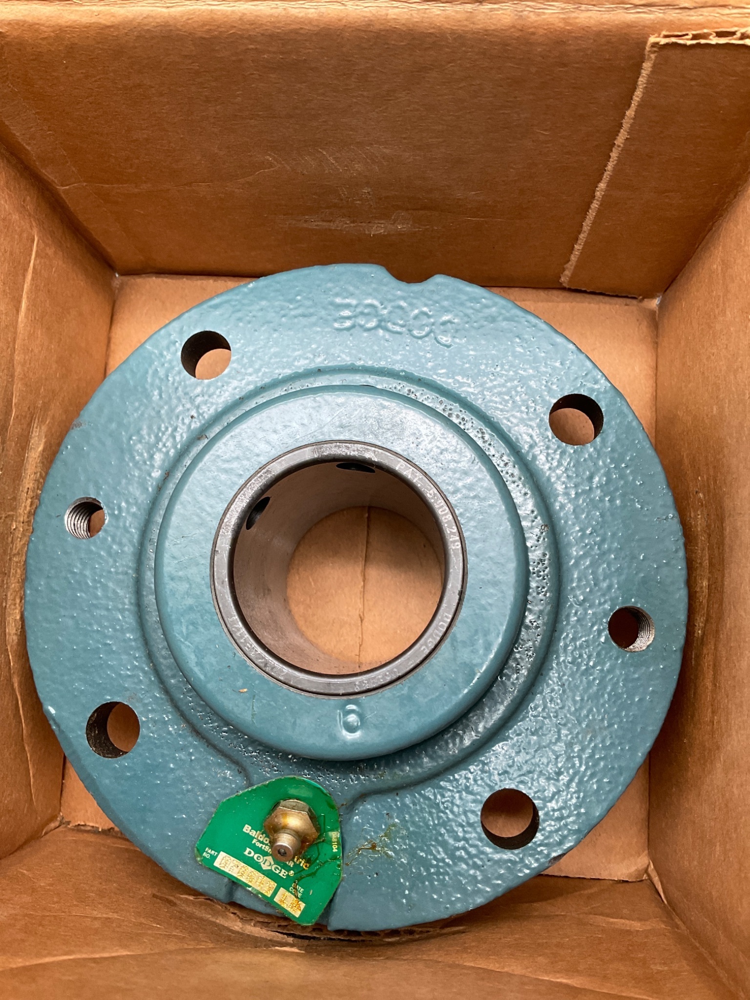 DODGE FC-S2-112R Piloted Flange Roller Bearing 1-3/4" Bore Cast Iron NEW 2