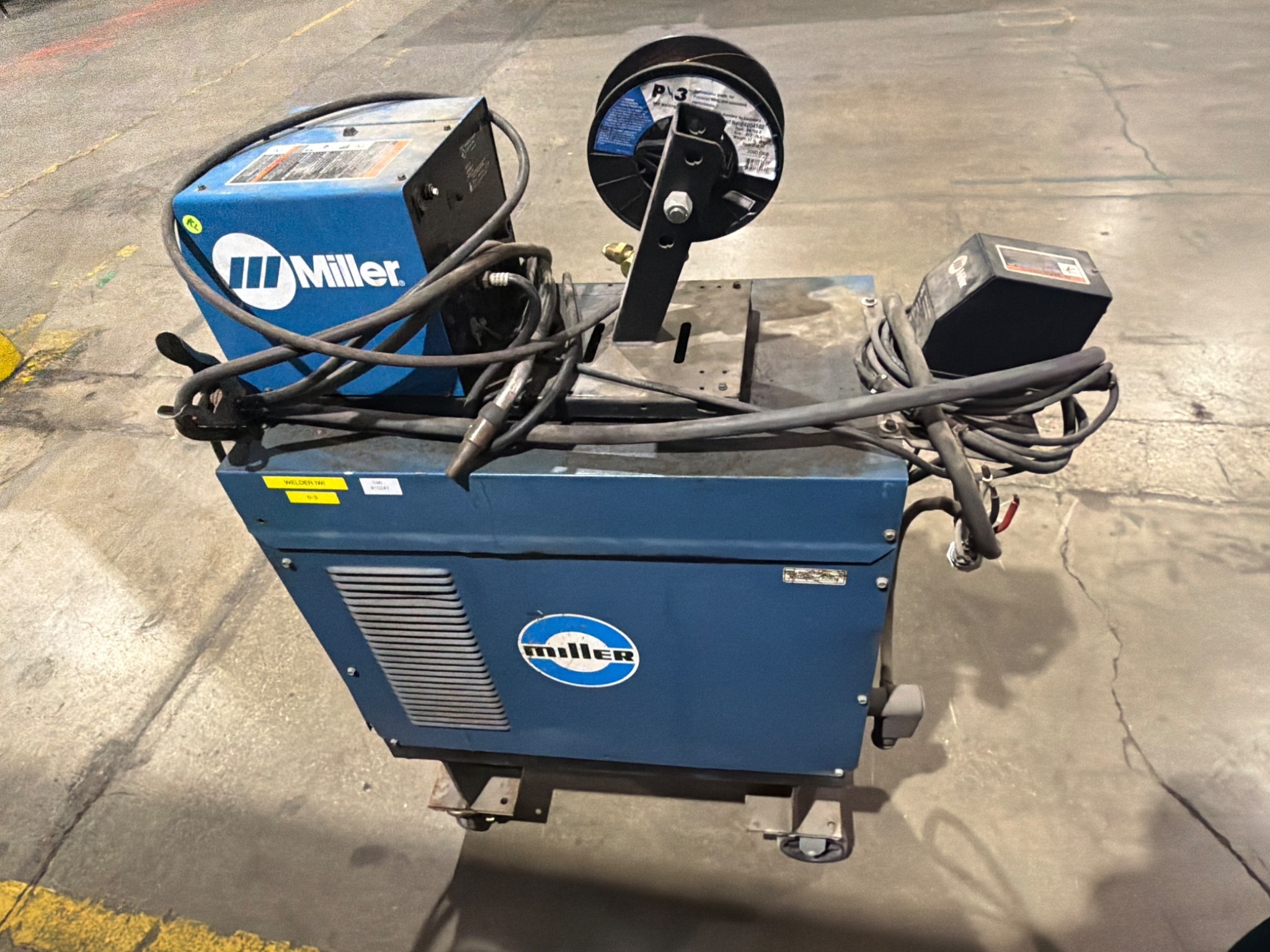 Miller CP-300(S) Constant Potential DC Arc Welding Power Source With 22A Wire Feeder USED 5