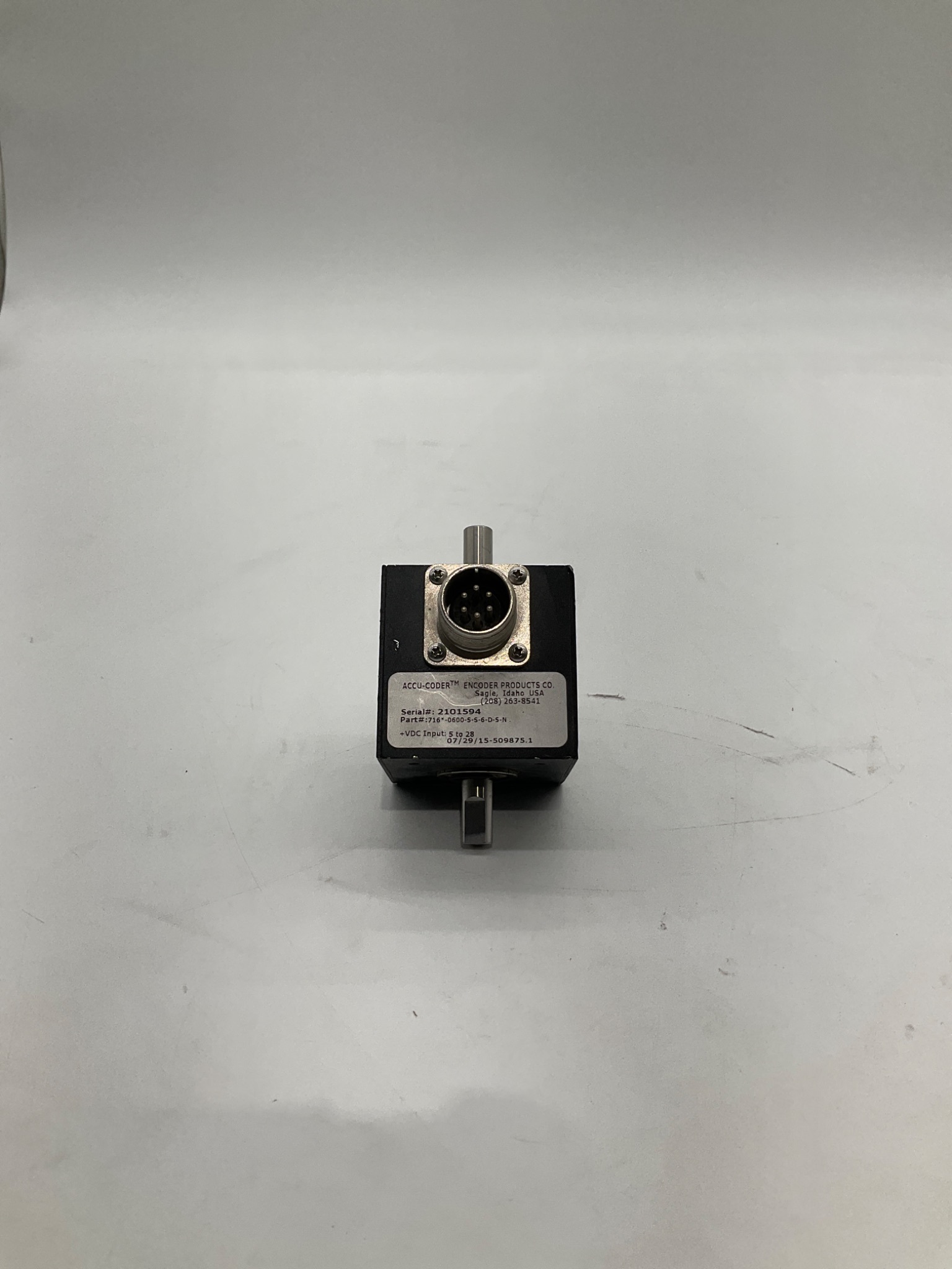ENCODER PRODUCTS 716-0600-S-S-6-D-S-N ACCU-CODER Incremental Encoder USED 0