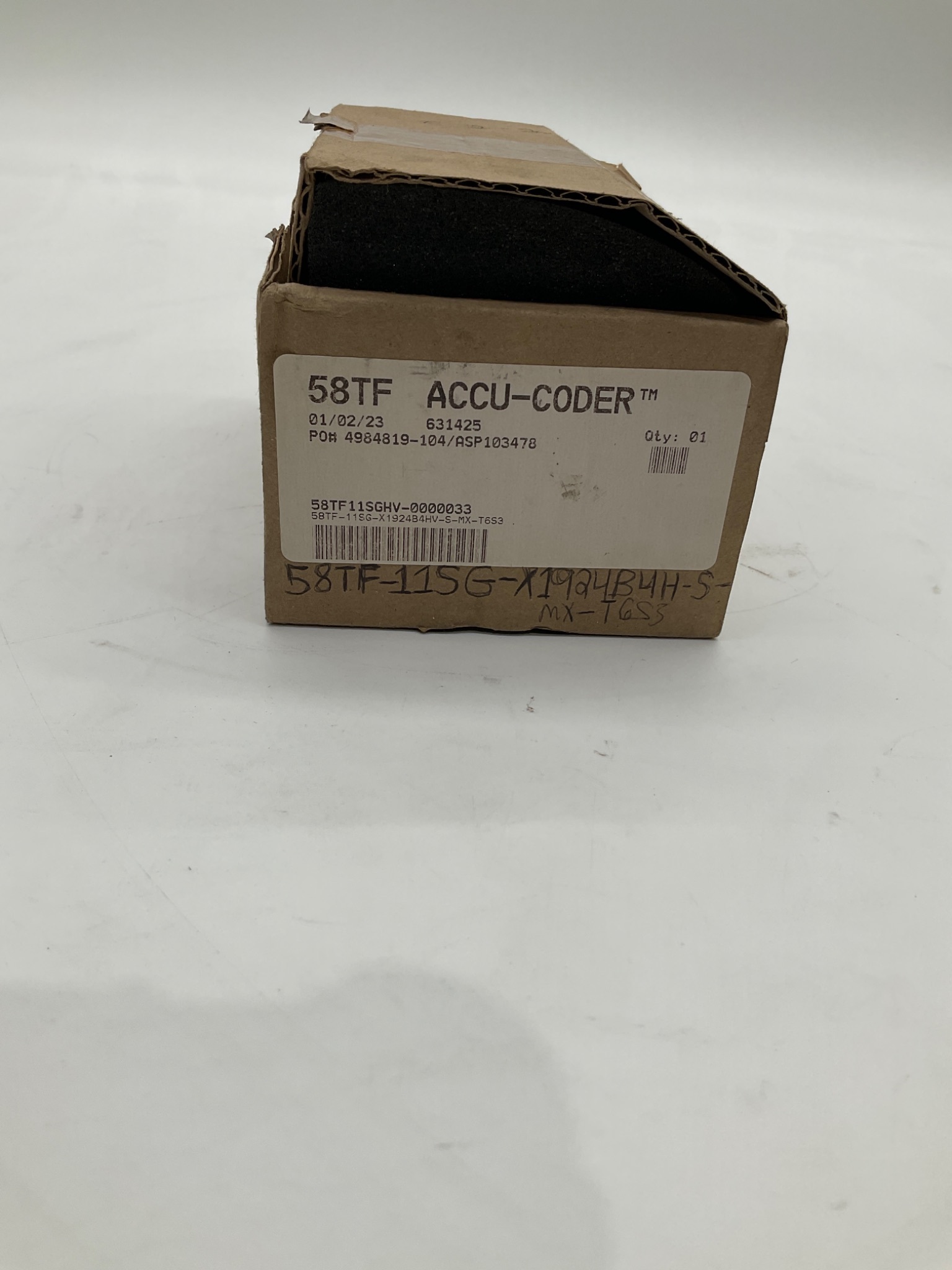 ENCODER PRODUCTS 58TF-11SG-X1924B4HV-S-MX-T6S3 Incremental Thru-Bore Encoder NEW 0