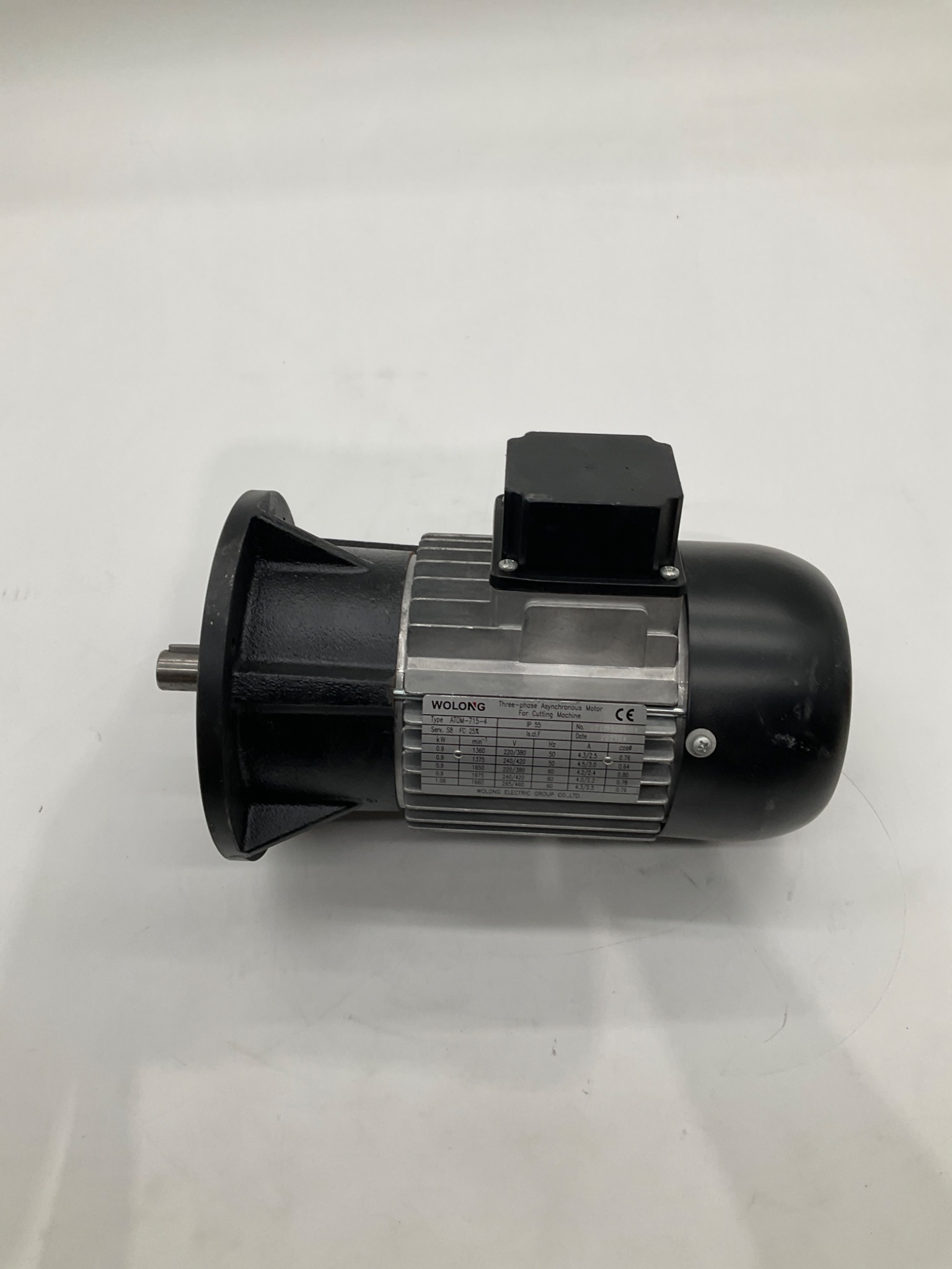 WOLONG ELECTRIC ATOM-715-4 Three-Phase Asynchronous Motor For Cutting Machine USED 2