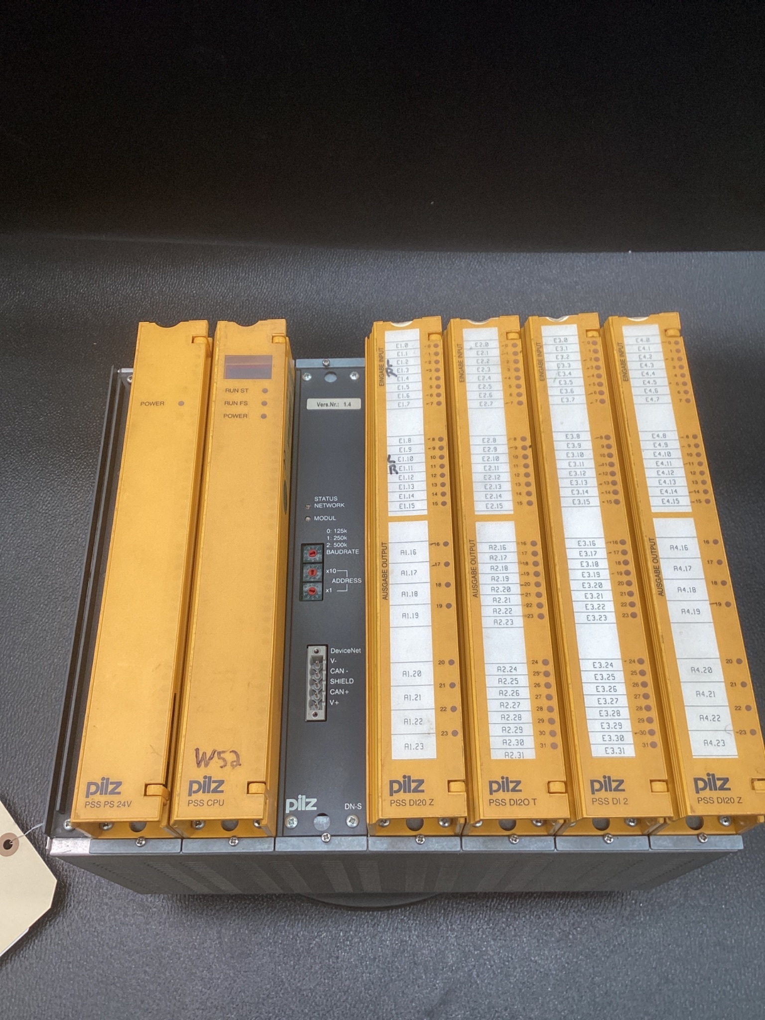 Pilz PSS1 BMP 5/2 Safety Controller Rack With Modules USED 0