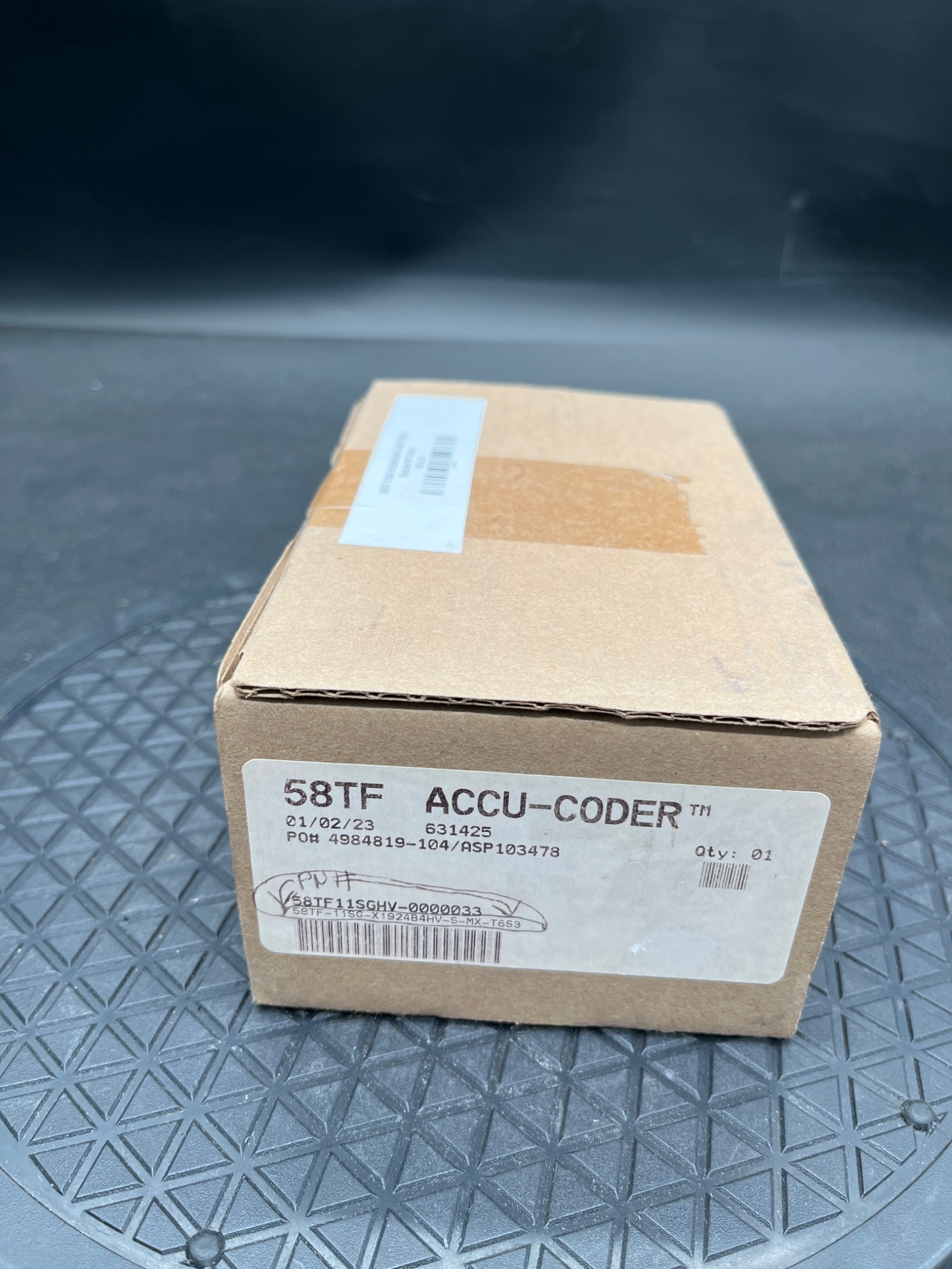 ENCODER PRODUCTS 58TF-11SG-X1924B4HV-S-MX-T6S3 Incremental Thru-Bore Encoder NEW 0