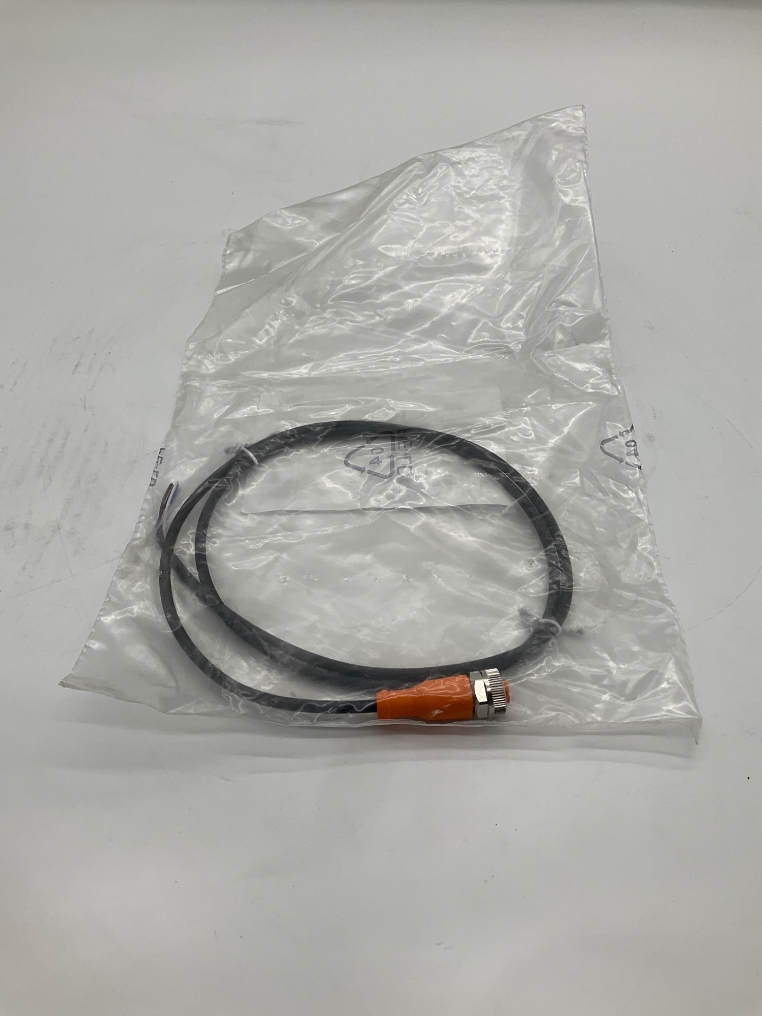 IFM EVC471 M12 Female 5-Pin 1M PUR Connection Cable Flying Leads NEW 3