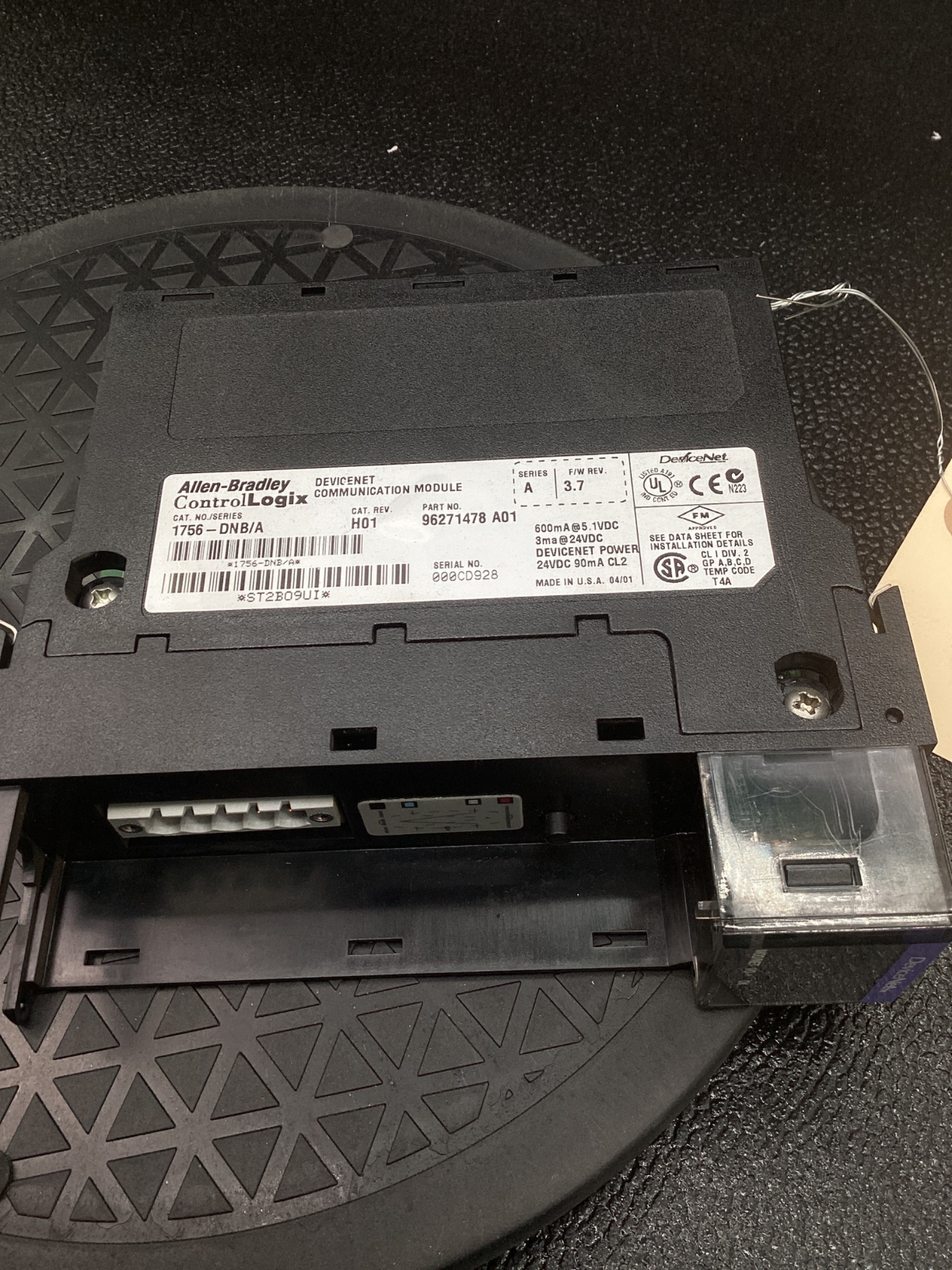 Allen Bradley 1756-DNB/A ControlLogix DeviceNet Scanner Module USED 4
