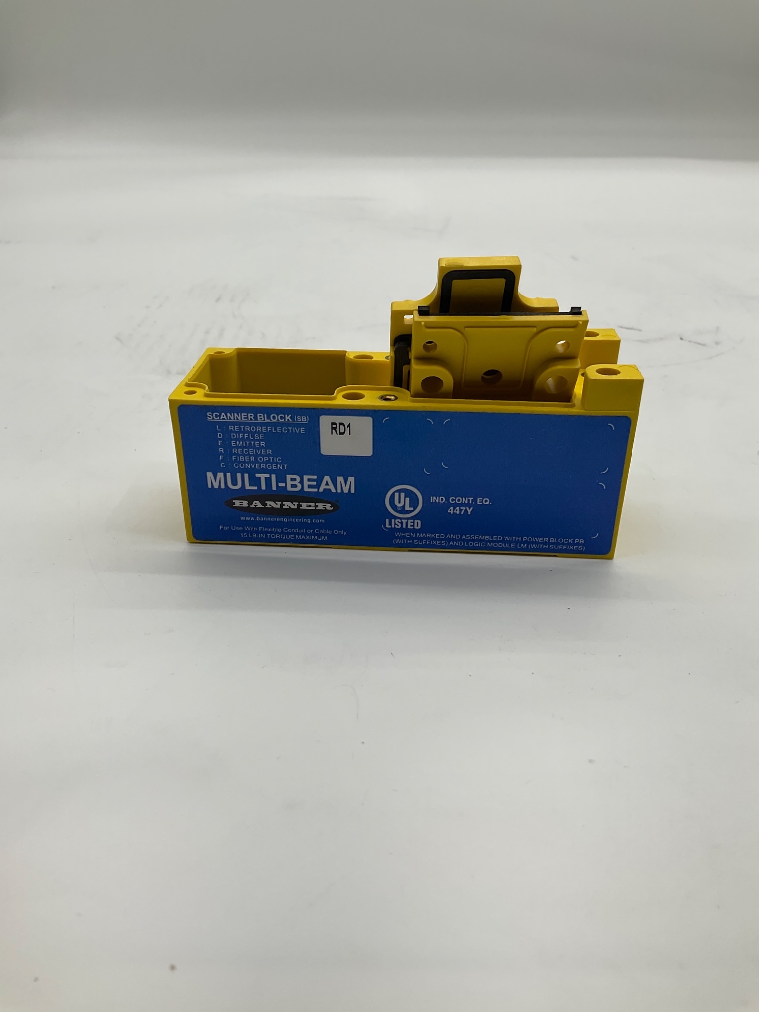 Banner SBRD1 Multi-Beam Scanner Block RD1 NEW 3