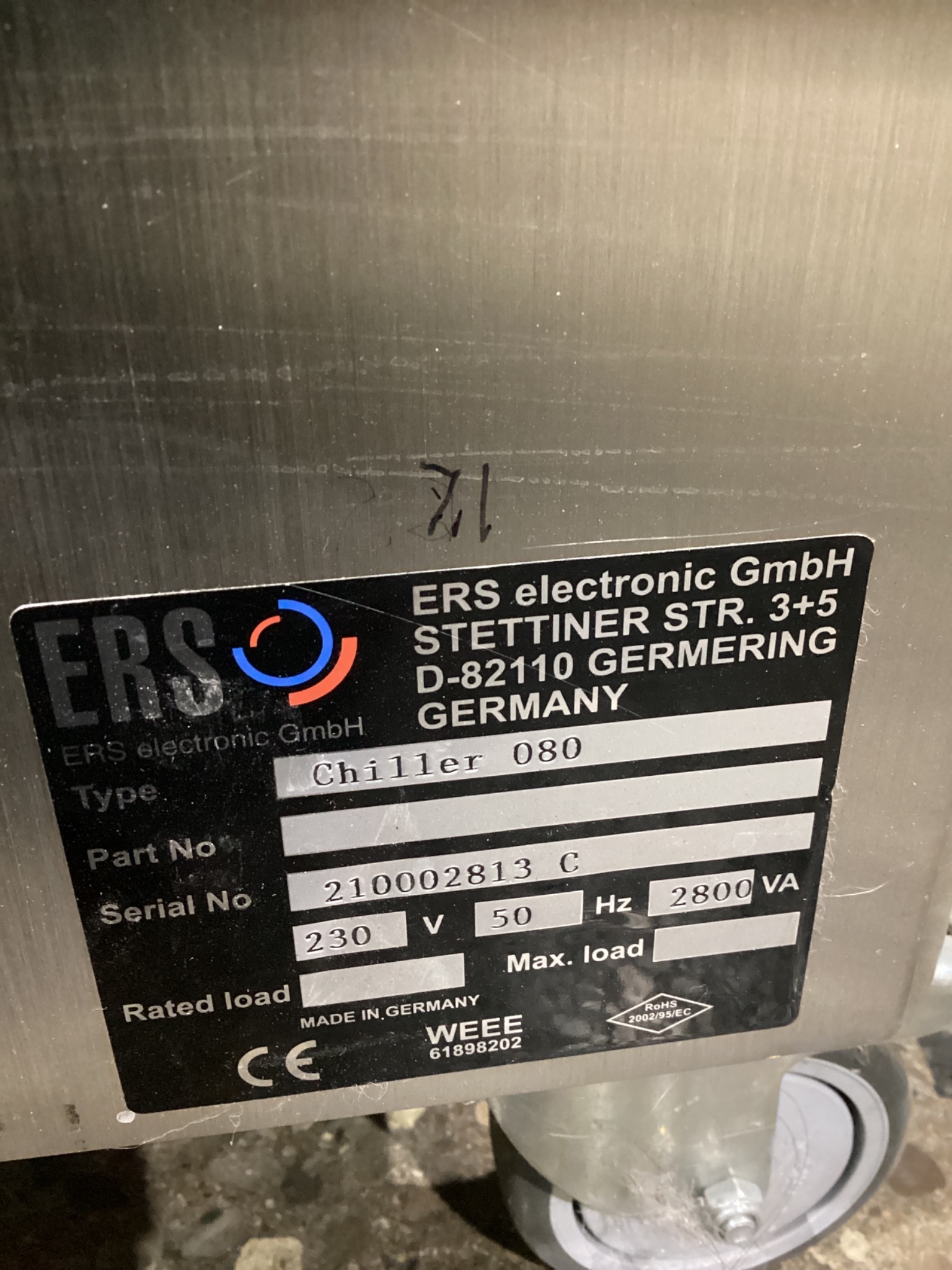 ERS Electronic Chiller 080 AirCool Plus USED 3