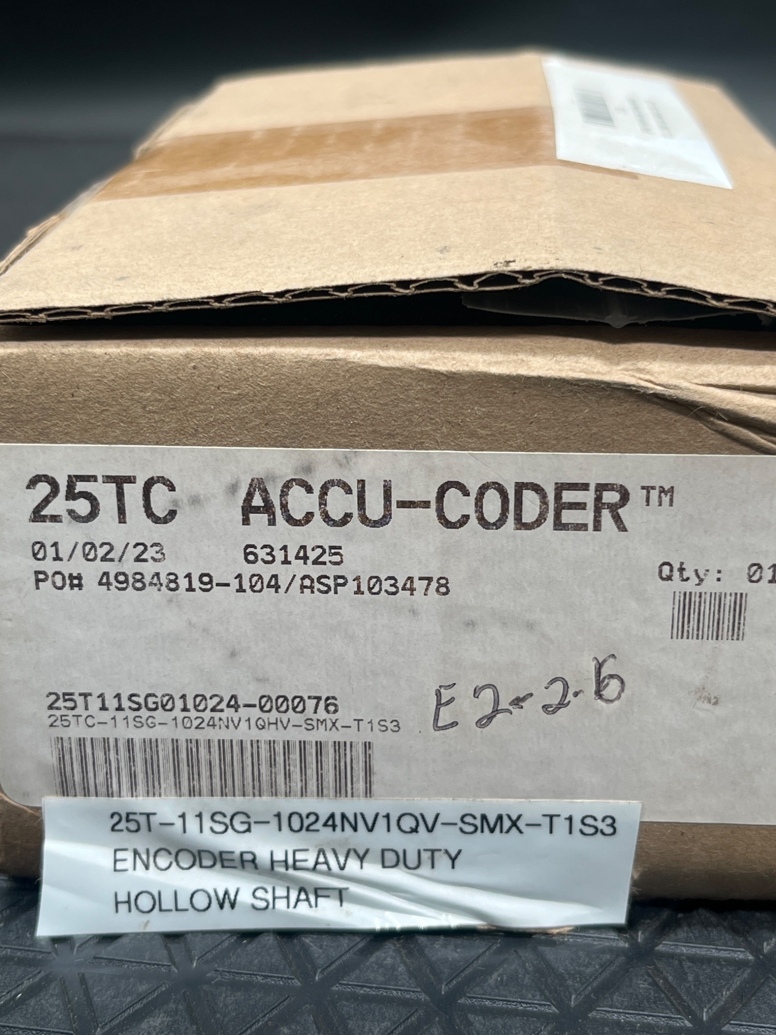ENCODER PRODUCTS 25TC-11SG-1024NV1QHV-SMX-T1S3 Incremental Thru-Bore Encoder NEW 1