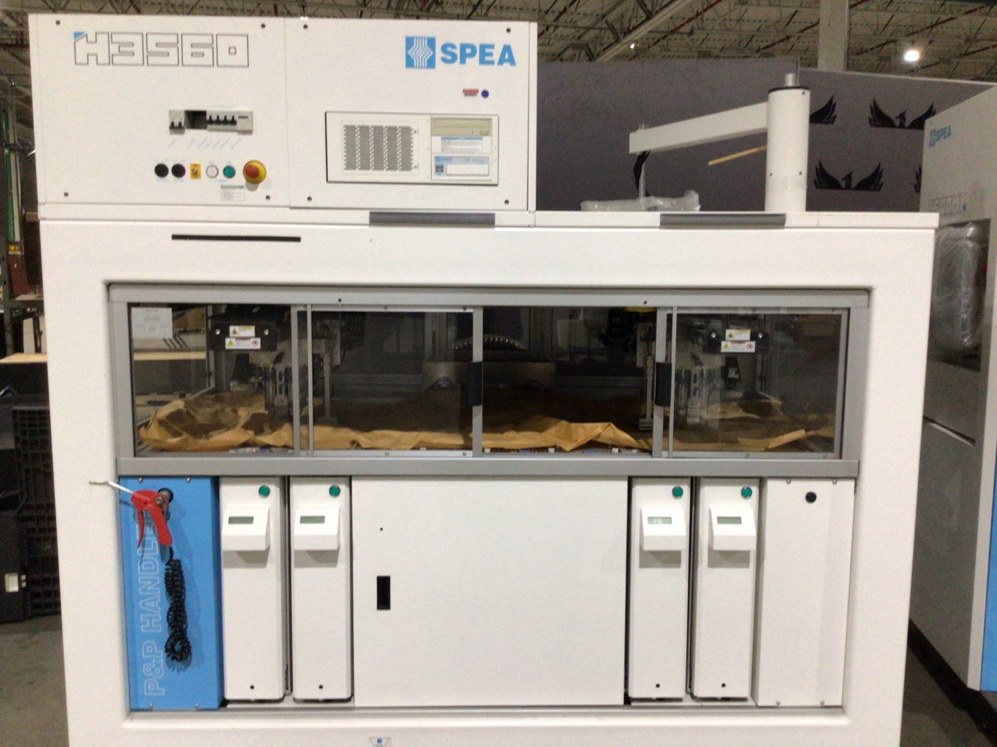 SPEA H3560 P&P Handler w/ C600MXIC Multi‑Mode Semiconductor Tester USED 2