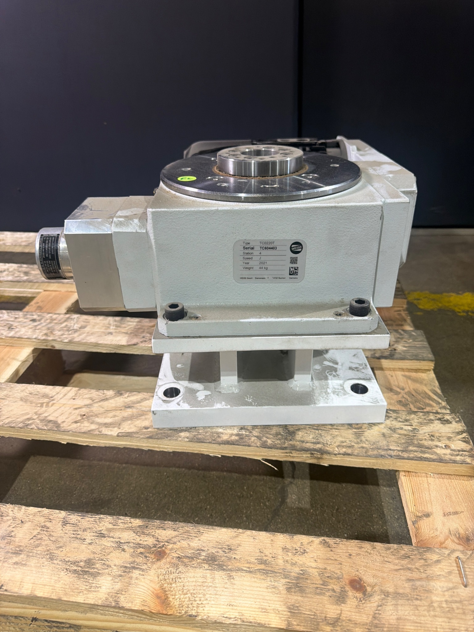 Weiss TC0220T 4 Station Rotary Indexing Table USED 0
