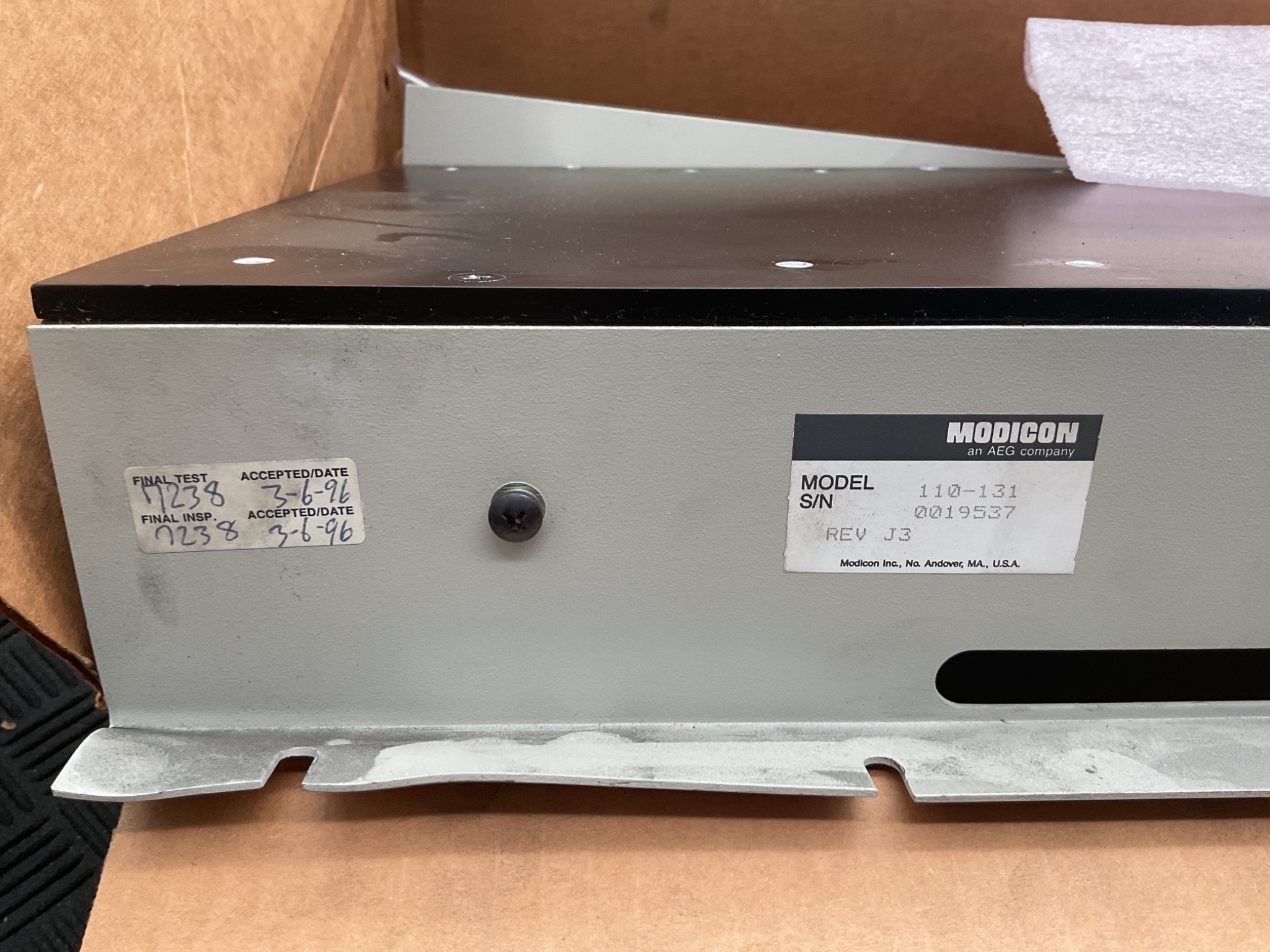 Modicon 110-131 Power Supply Module 115VAC USED 1