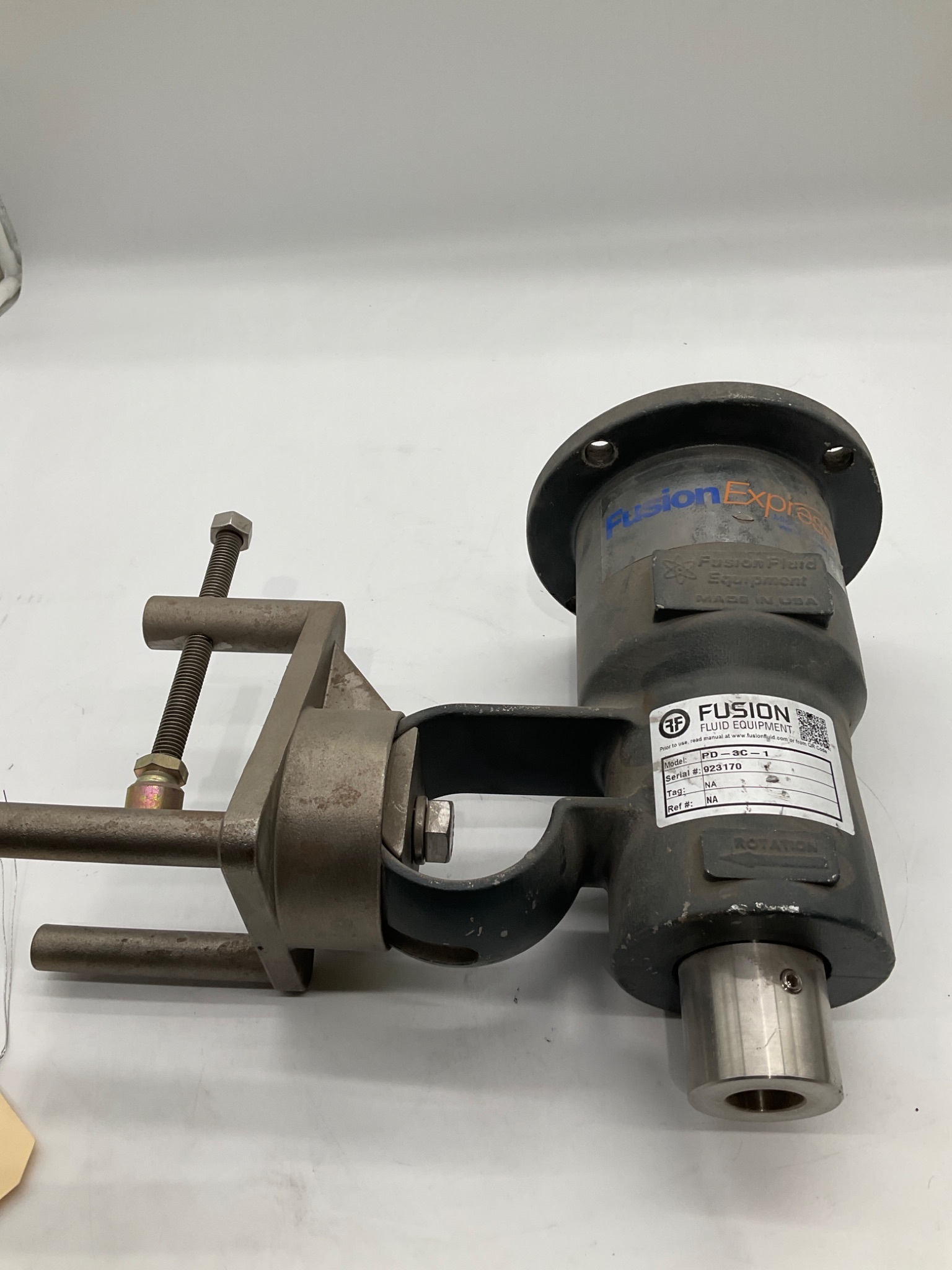 FUSION FLUID PD-3C-1 Electric Direct Drive Mixer USED 0