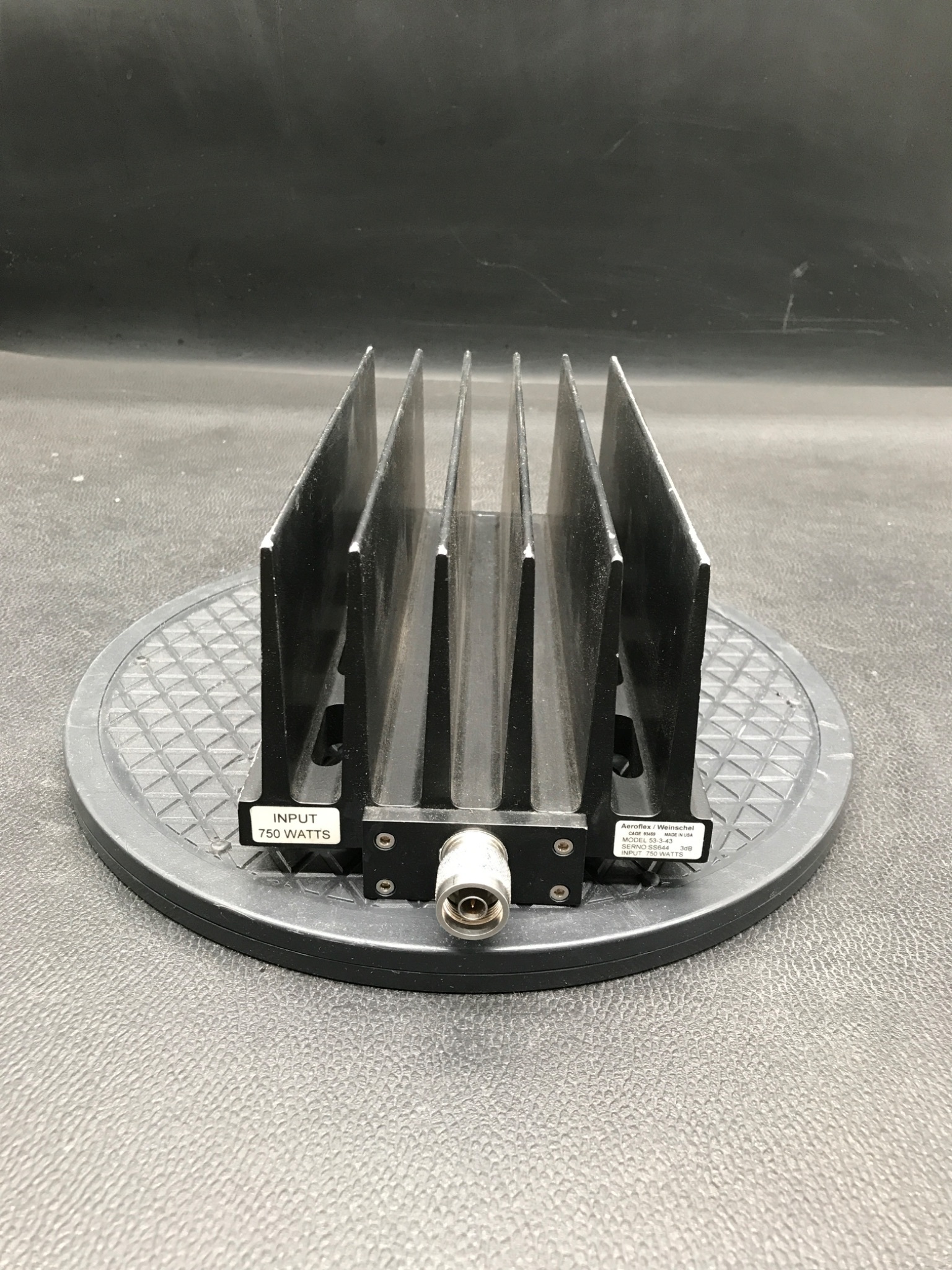 Aeroflex / Weinschel 53-3-43 3 dB RF Attenuator 750W USED 1