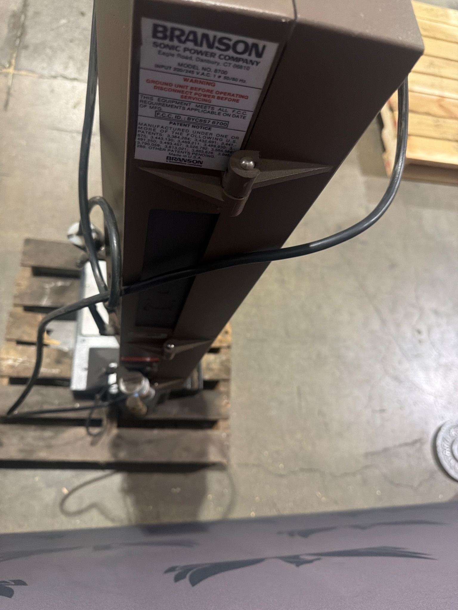 BRANSON 8700 Ultrasonic Welder USED 3