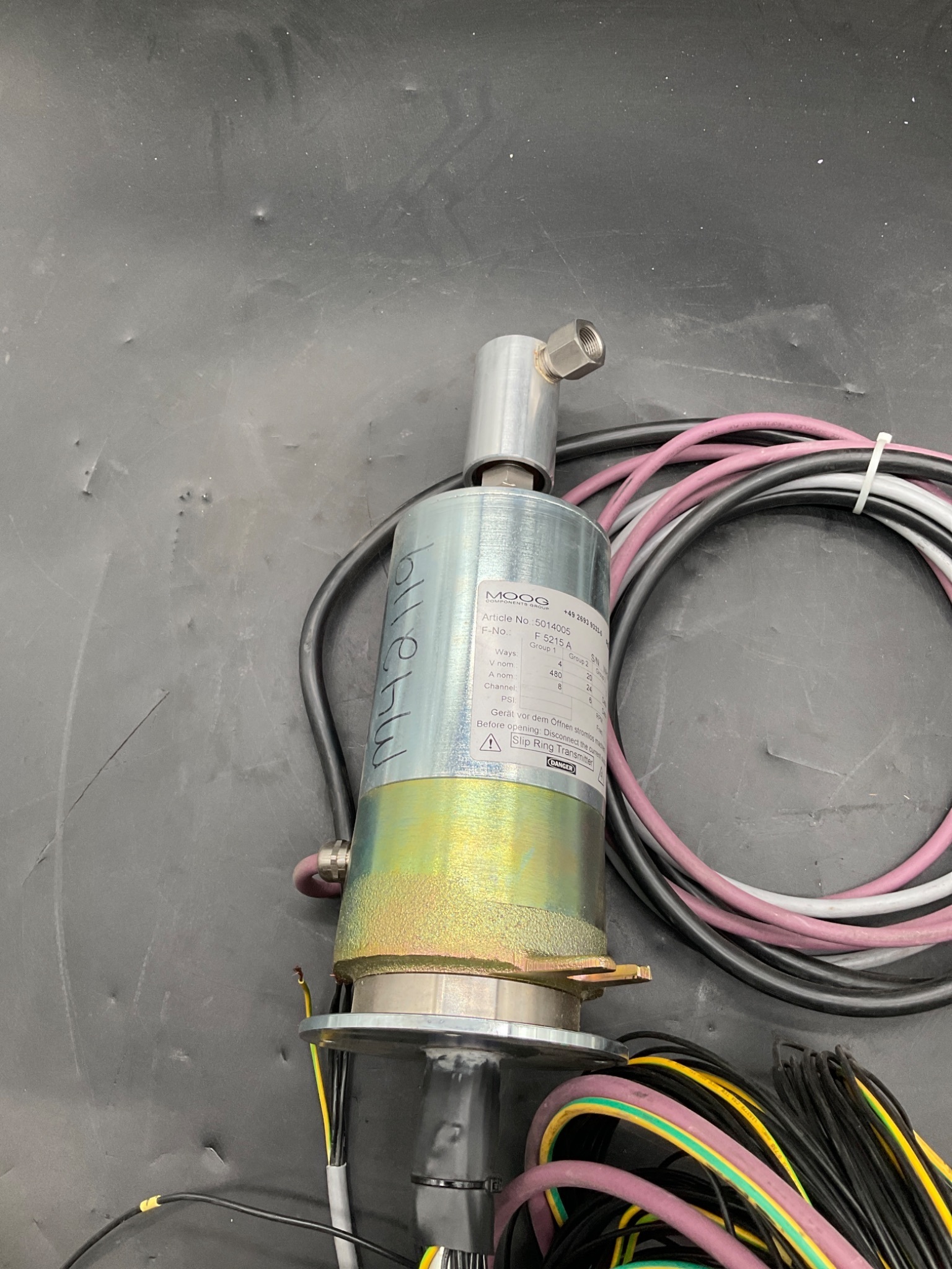 MOOG 5014005 Slip Ring Transmitter USED 2