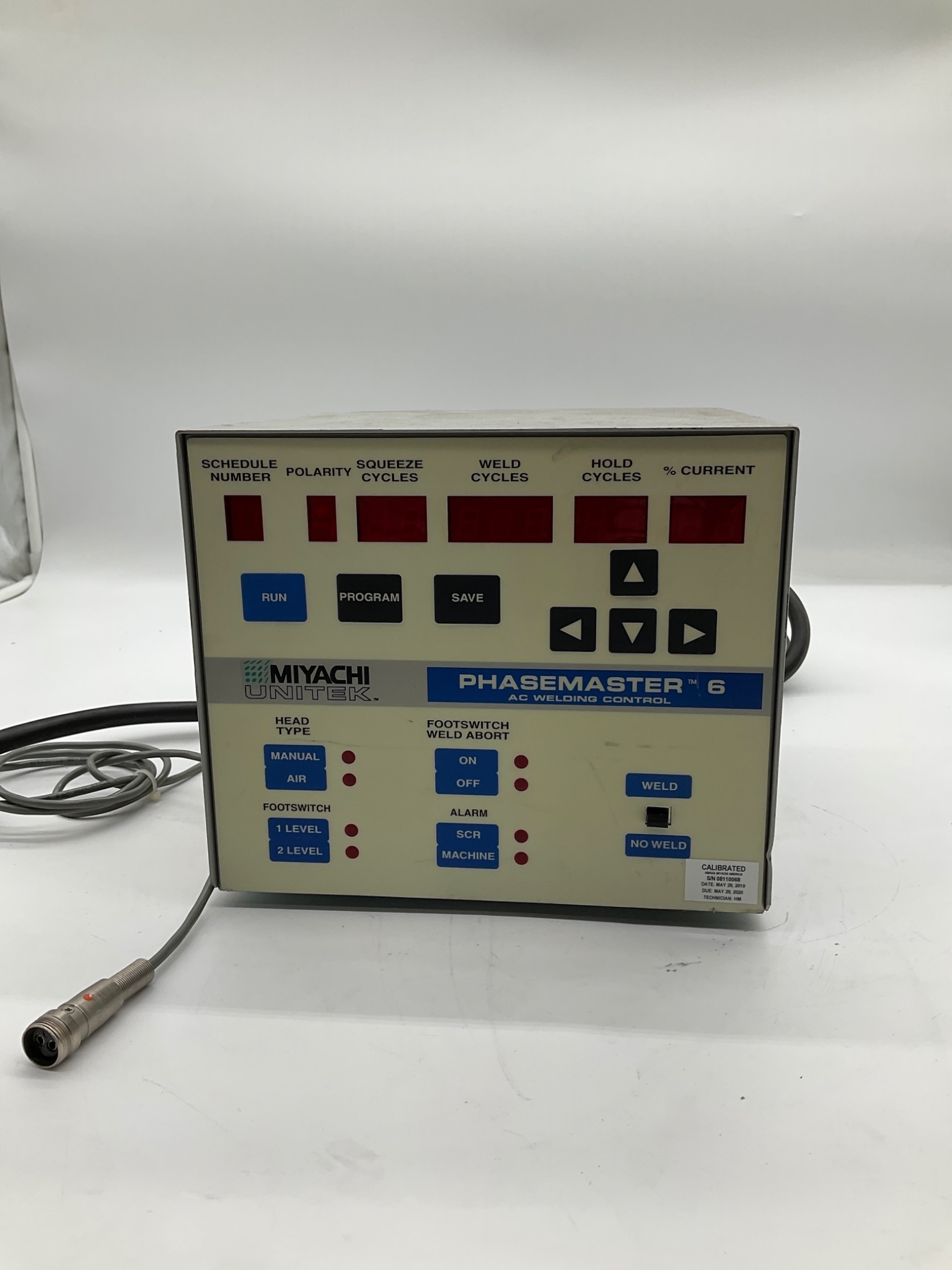 Miyachi Unitek 1-237-03 Phasemaster 6 AC Weld Controller USED 0