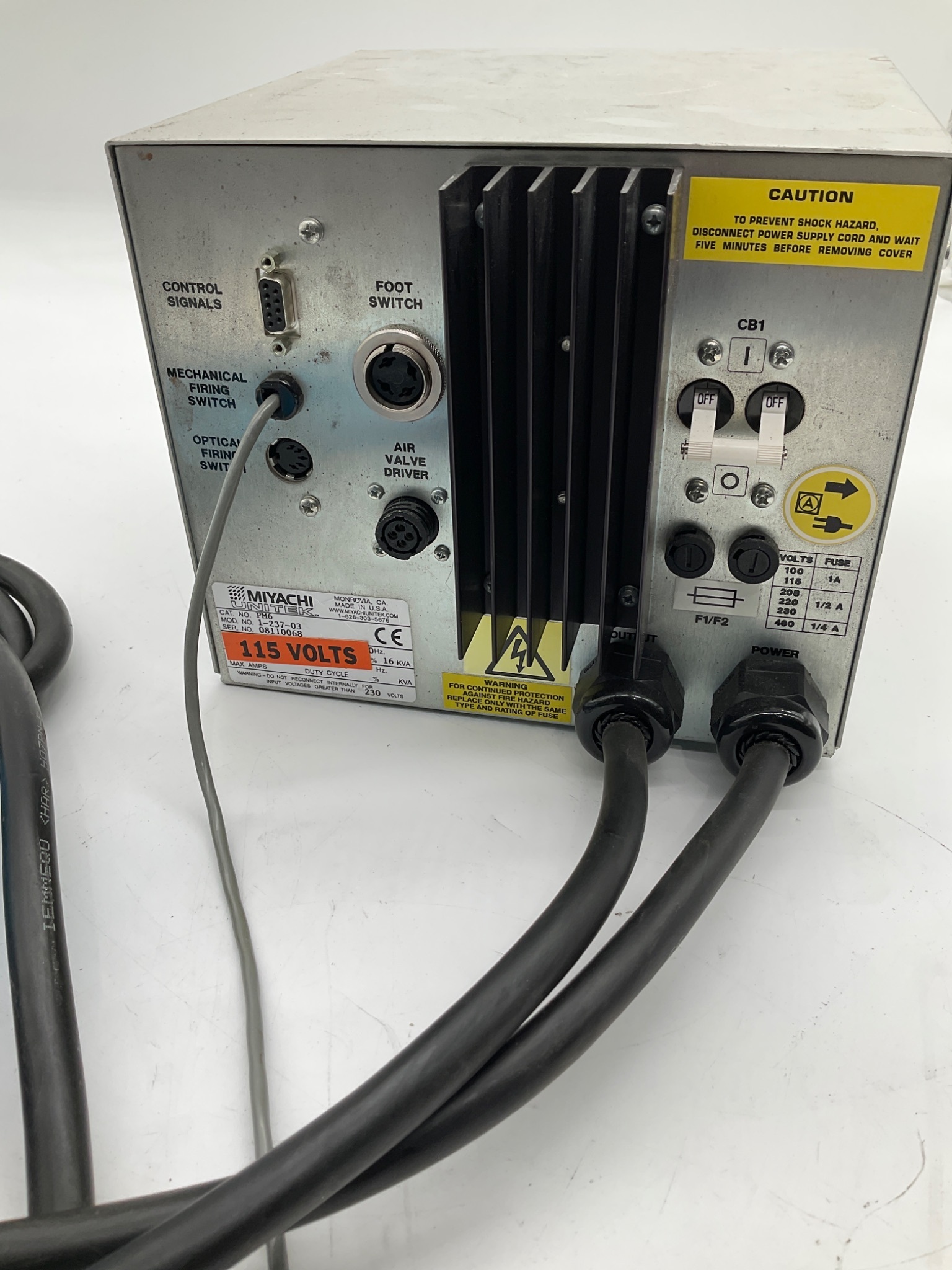 Miyachi Unitek 1-237-03 Phasemaster 6 AC Weld Controller USED 5
