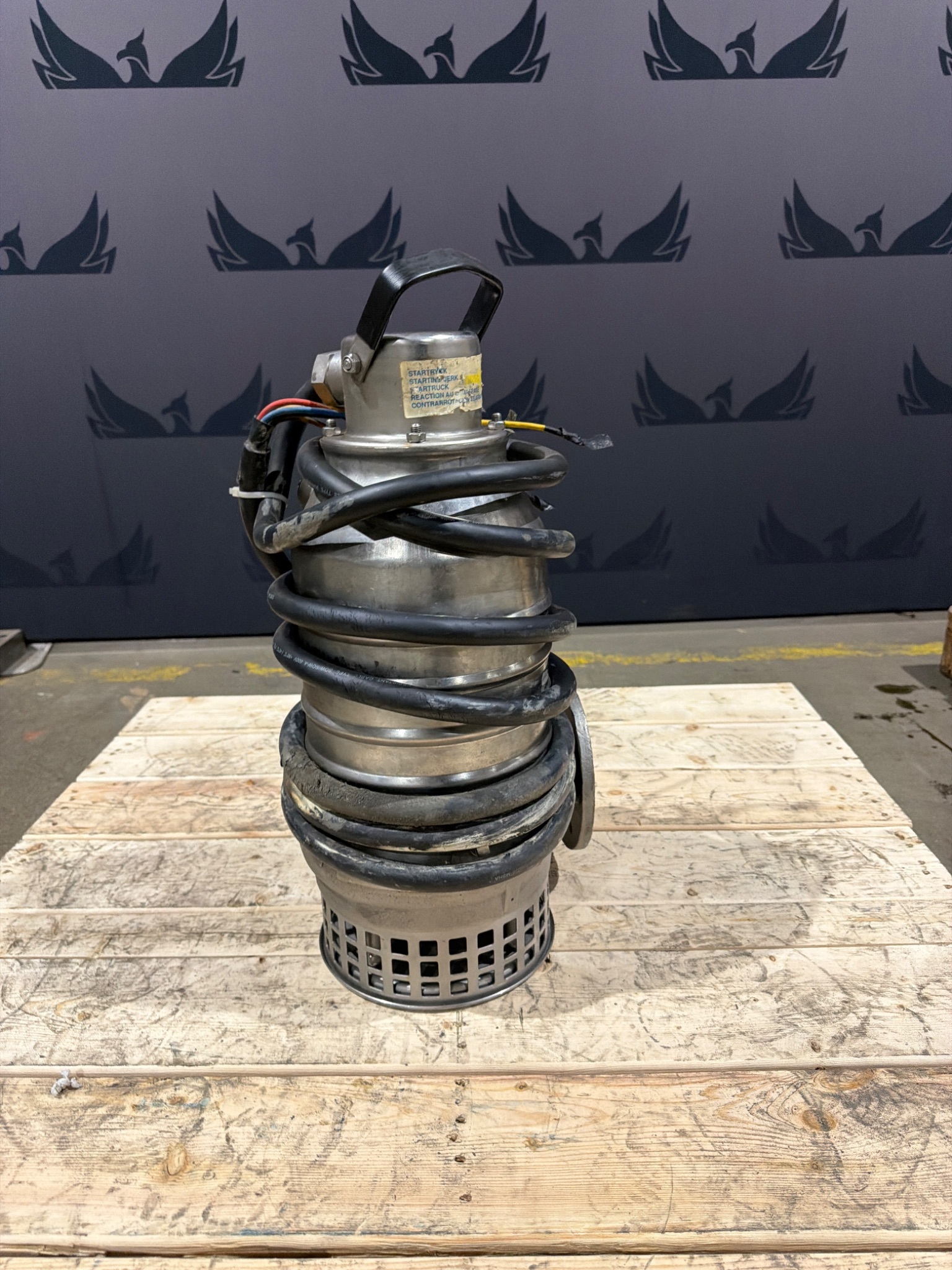 FLYGT 3060.390 Stainless Steel Submersible Wastewater Pump USED 0