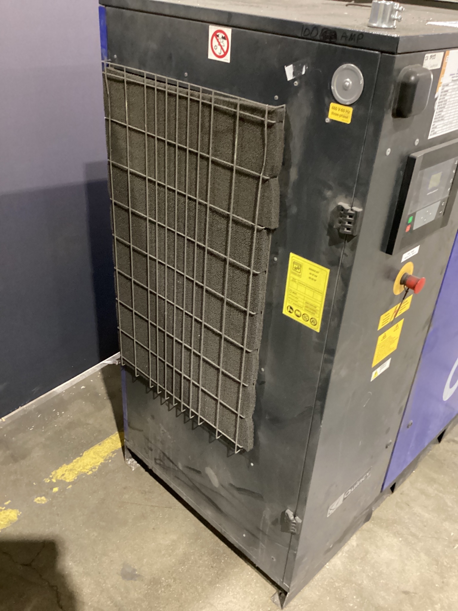 Quincy QGS50E UL Rotary Screw Air Compressor USED 1